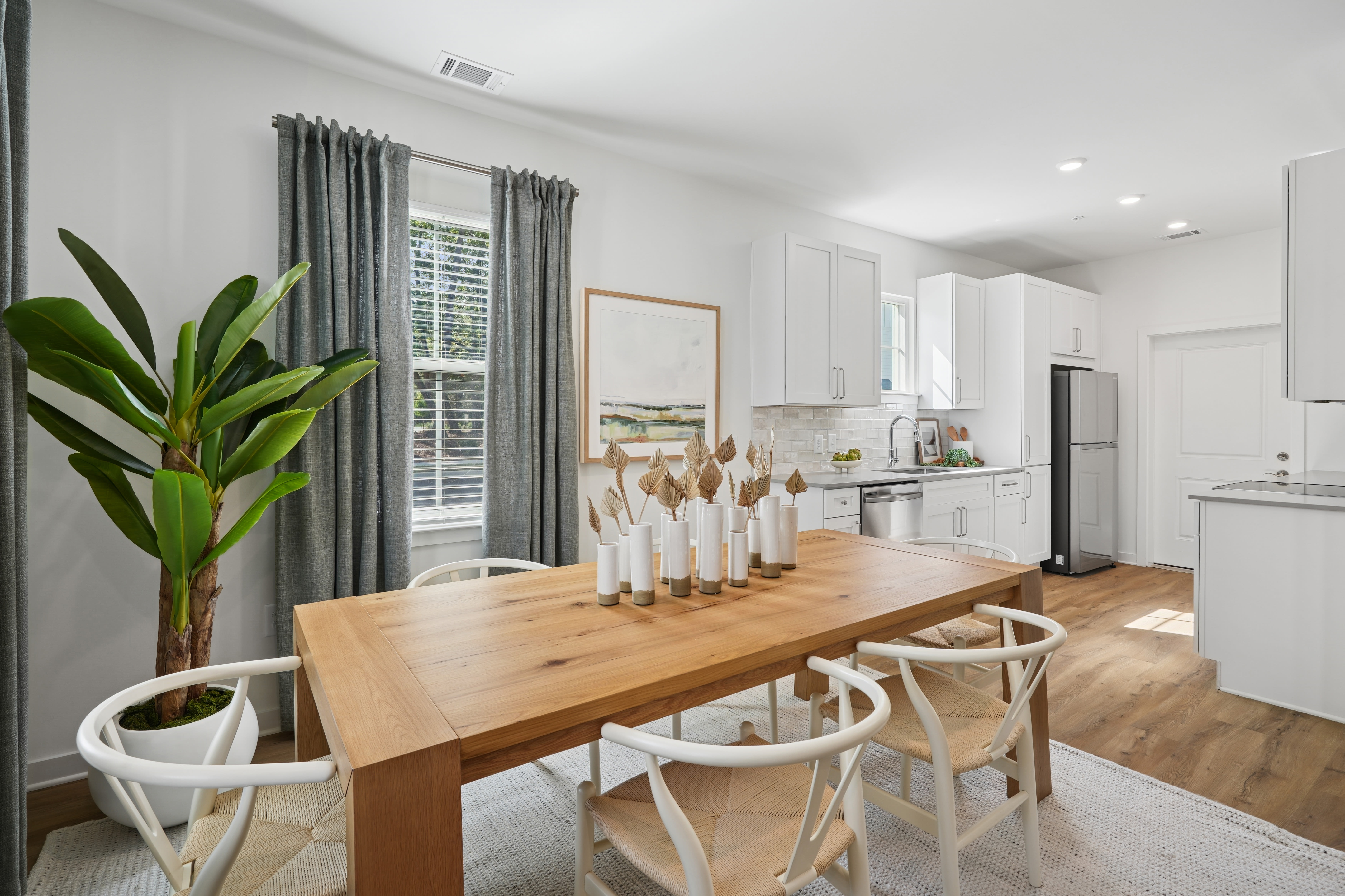 Dining area in a home at Hamlet at Avalon Park in Wesley Chapel, Florida