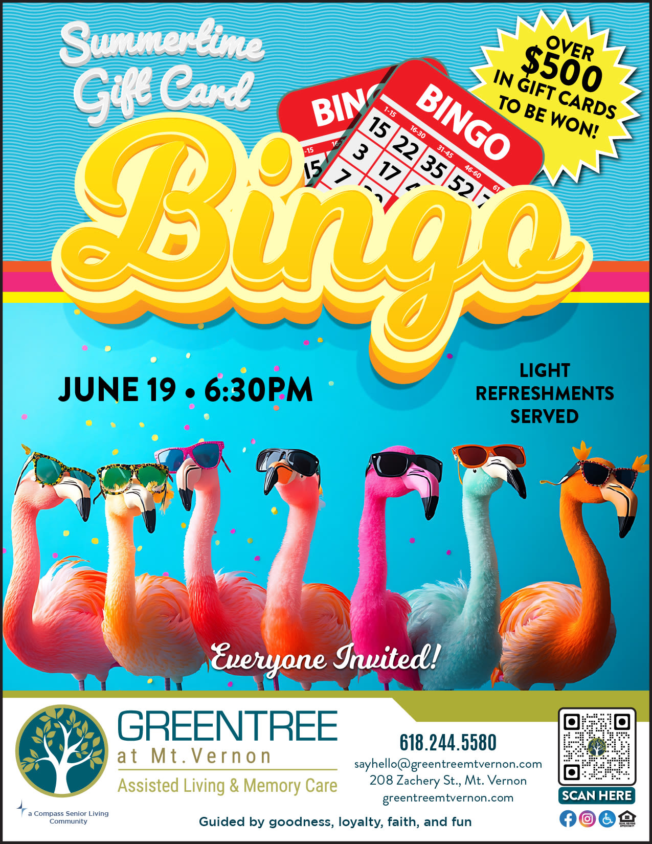 Summertime Bingo at GreenTree at Mt. Vernon in Mt. Vernon, Illinois