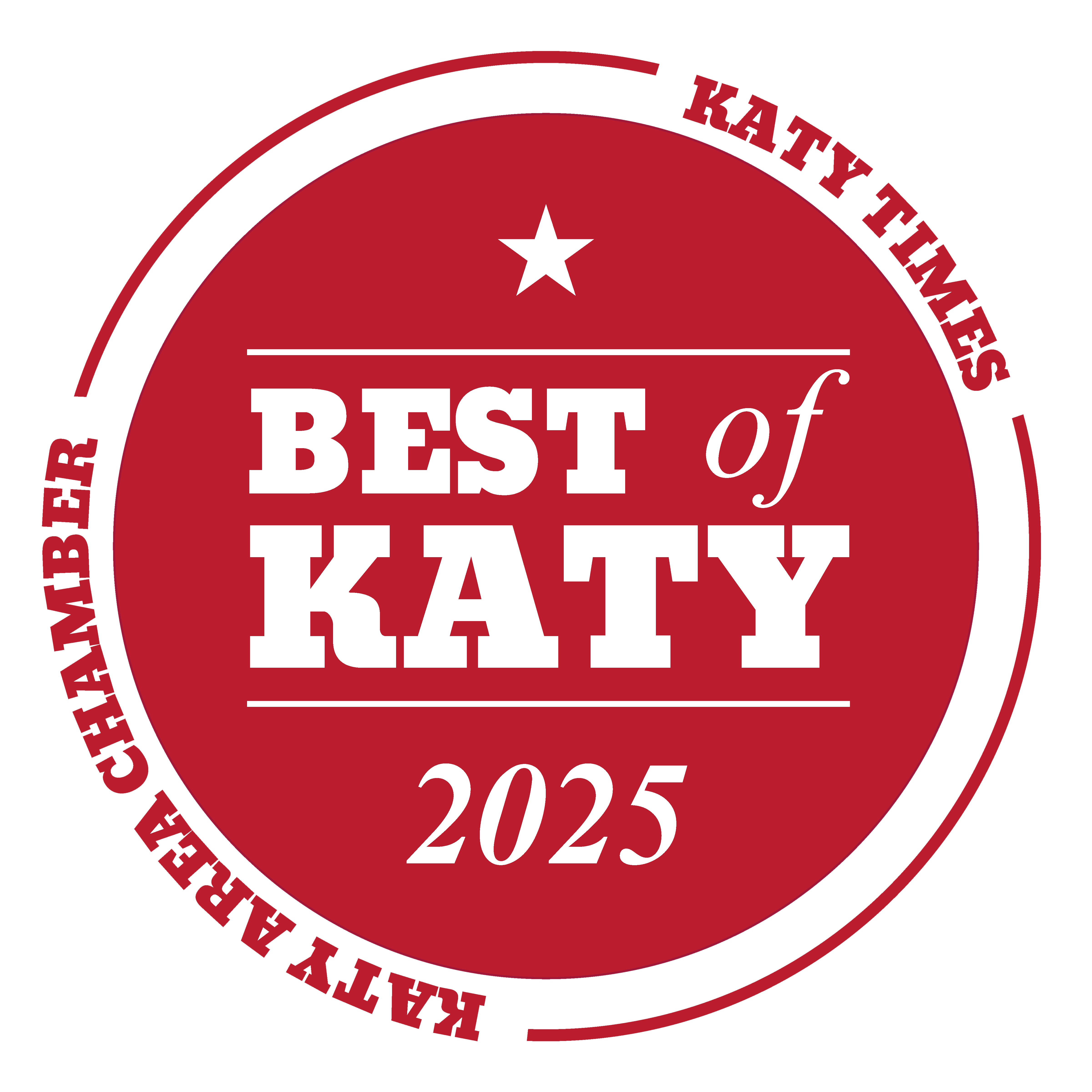 Best of Katy award badge