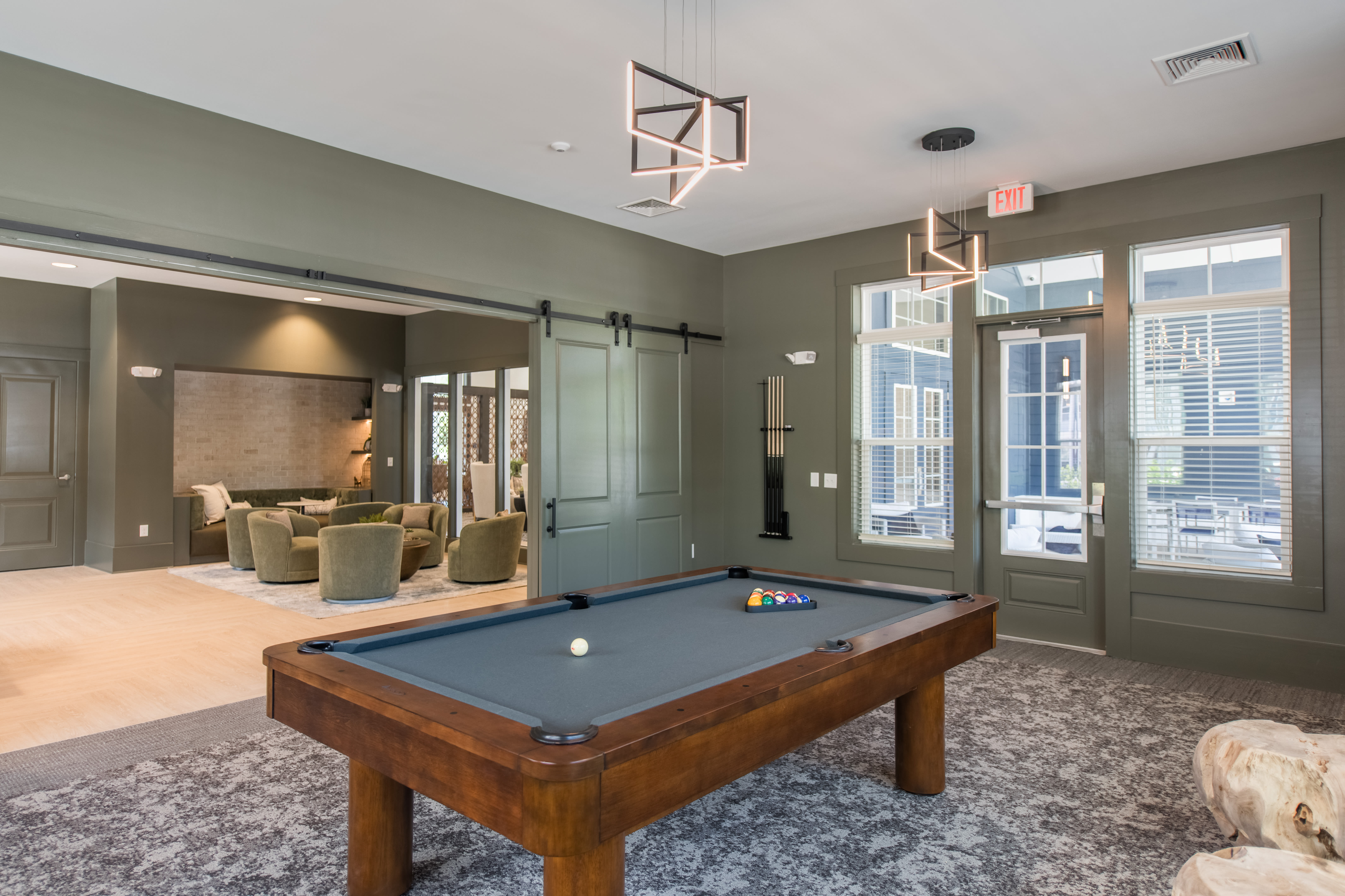 community clubhouse at Commonwealth Apartments in Midlothian, Virginia
