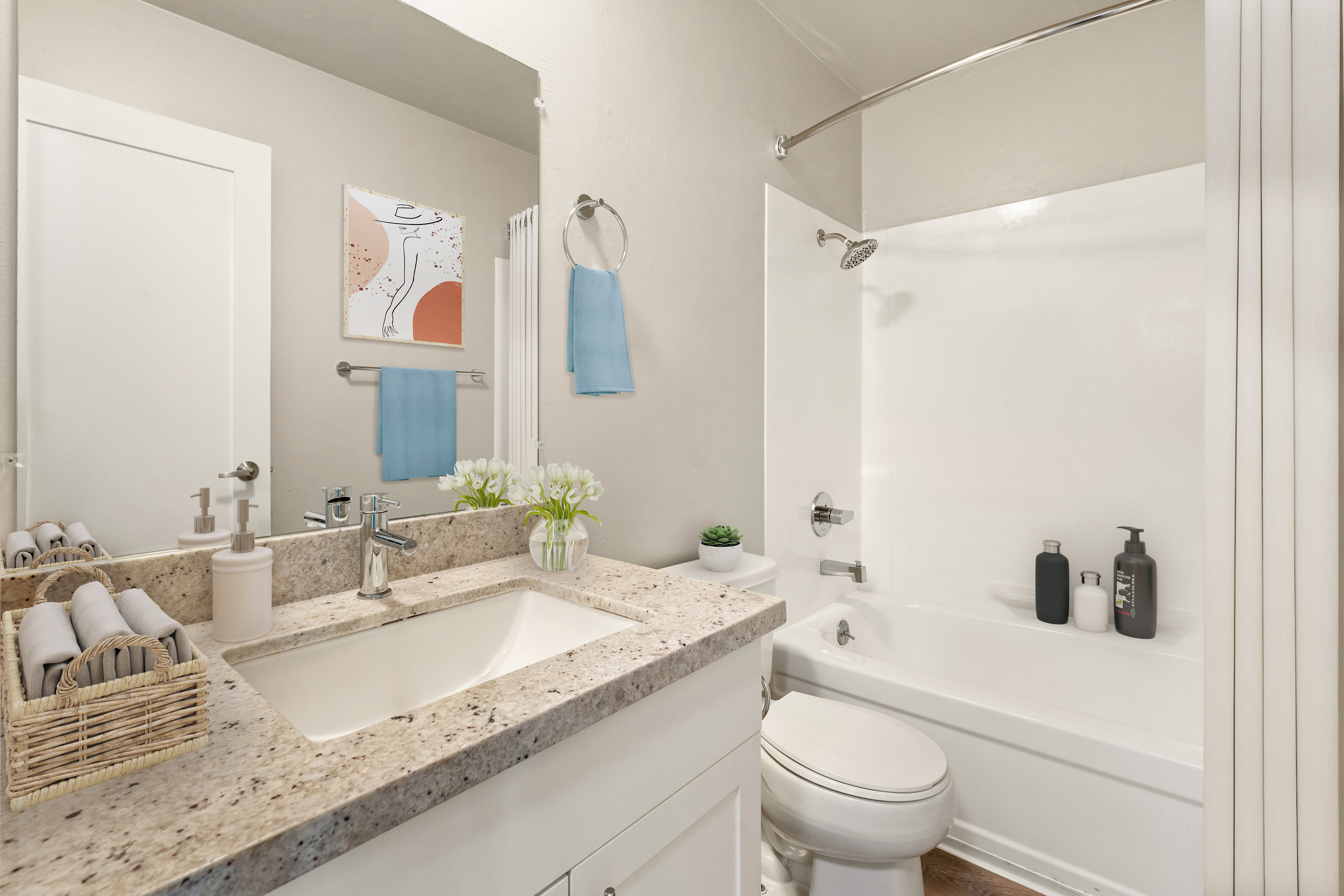 Bathroom at Oak and Iron in Walnut Creek, California