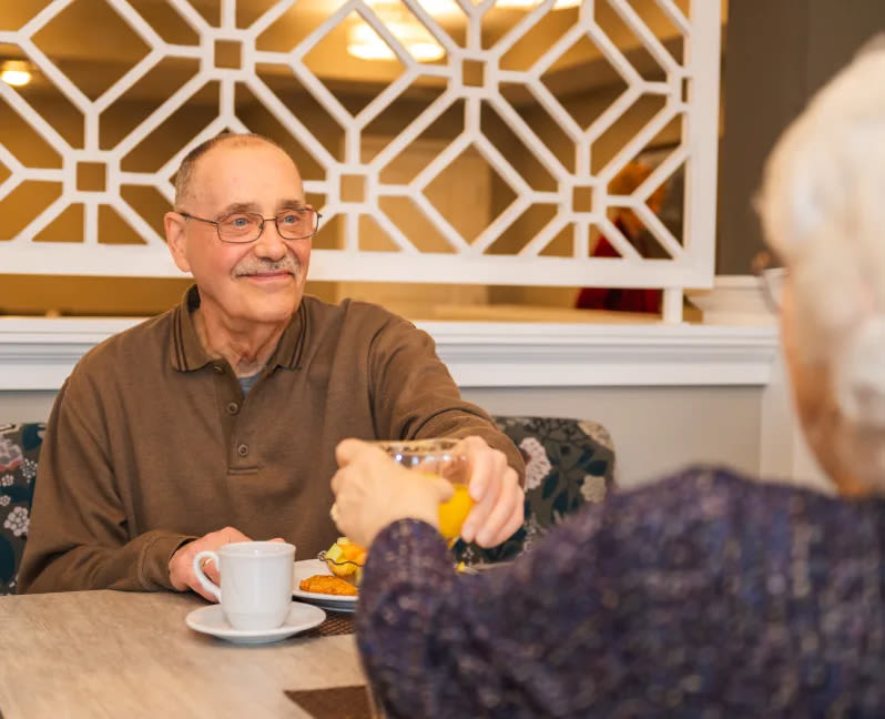 senior living amenities willows bend fridley mn