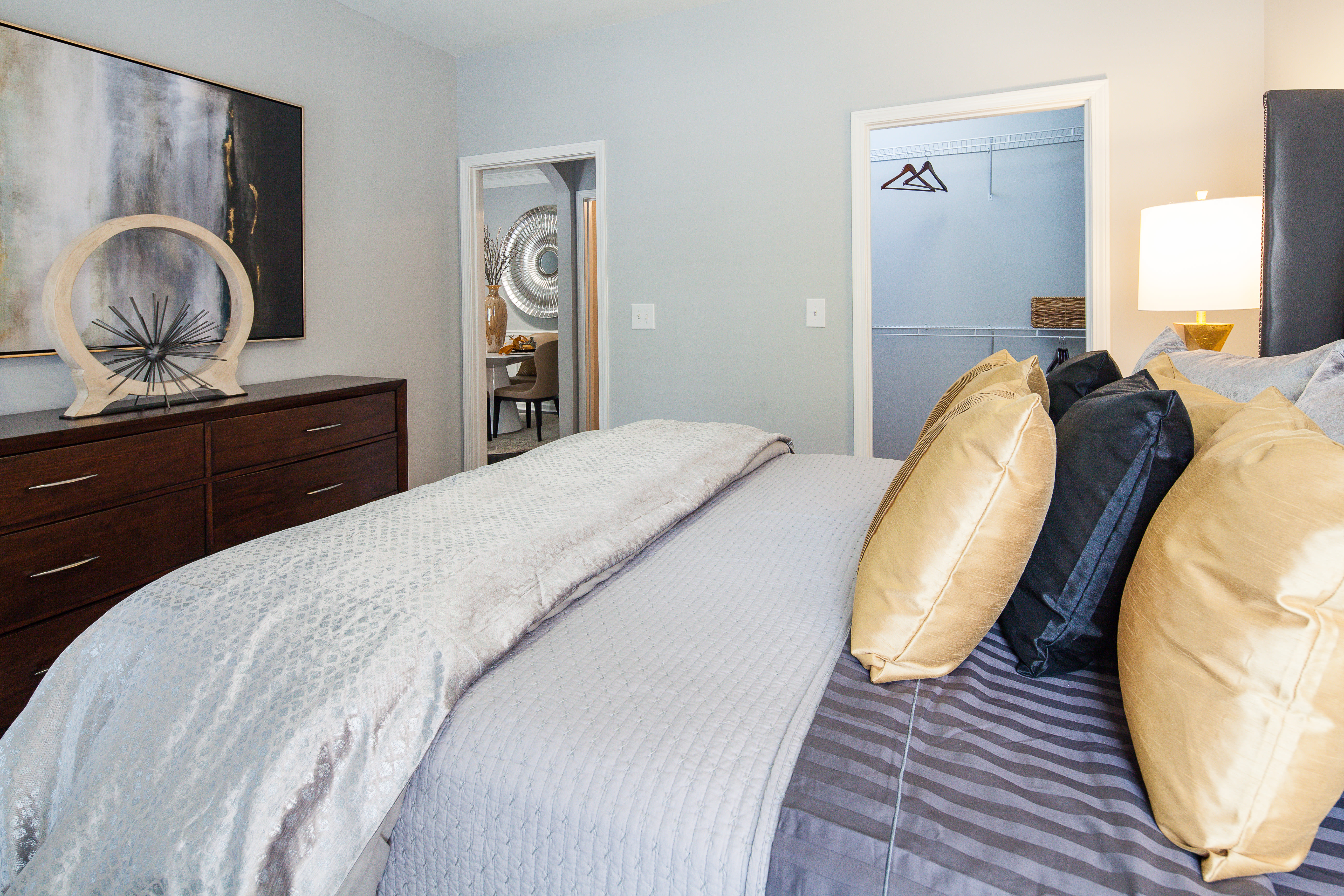 Spacious bedroom at Oaks at Sugarloaf in Lawrenceville, Georgia