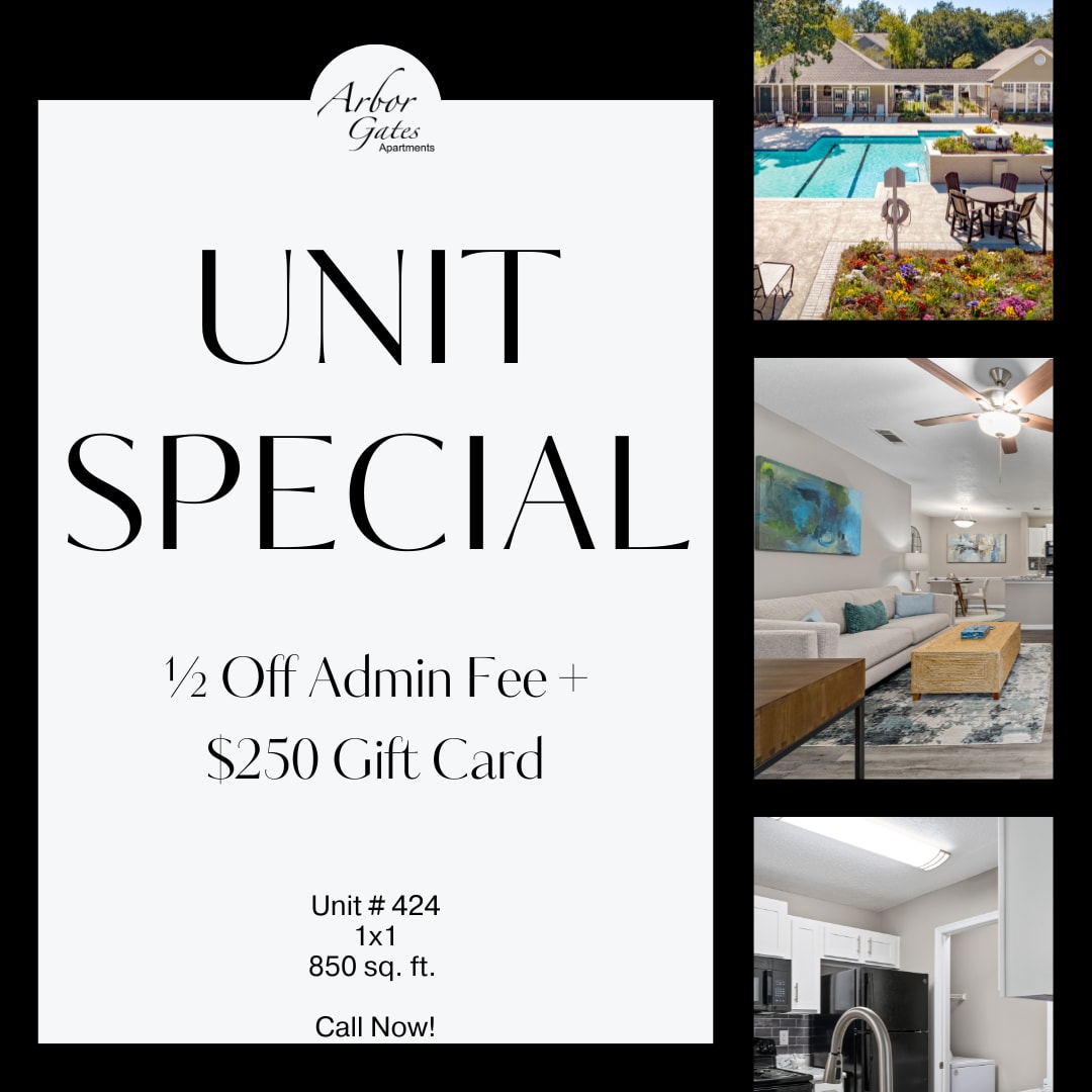 UNit Special Flyer at Arbor Gates in Fairhope, Alabama