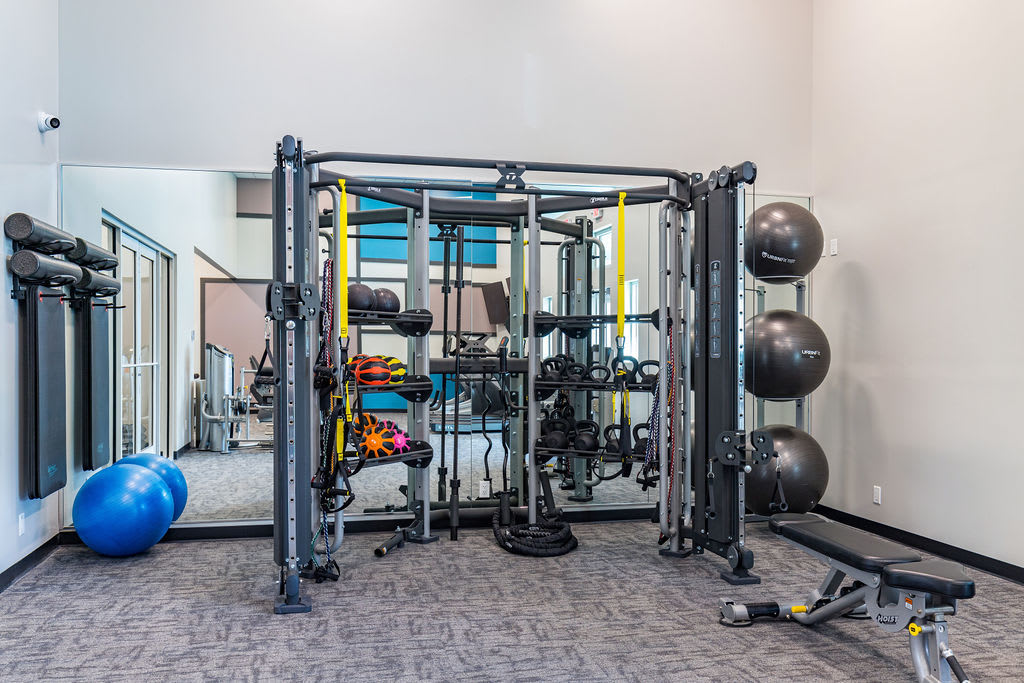Fitness center at Trellis at the Lakes in St. Petersburg, Florida