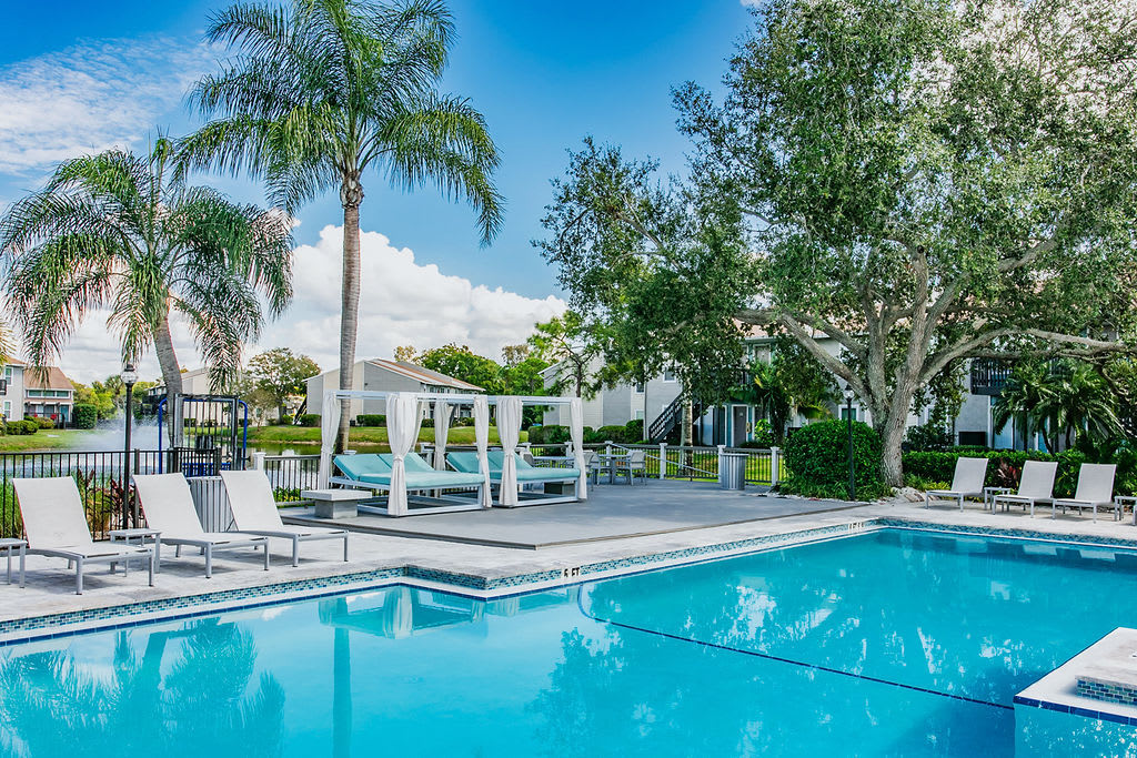 Sparkling pool at Trellis at the Lakes in St. Petersburg, Florida