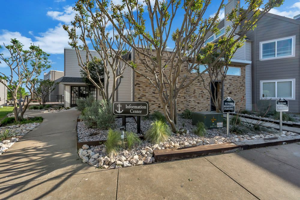 Exterior view of the community at Hubbards Ridge in Garland, Texas
