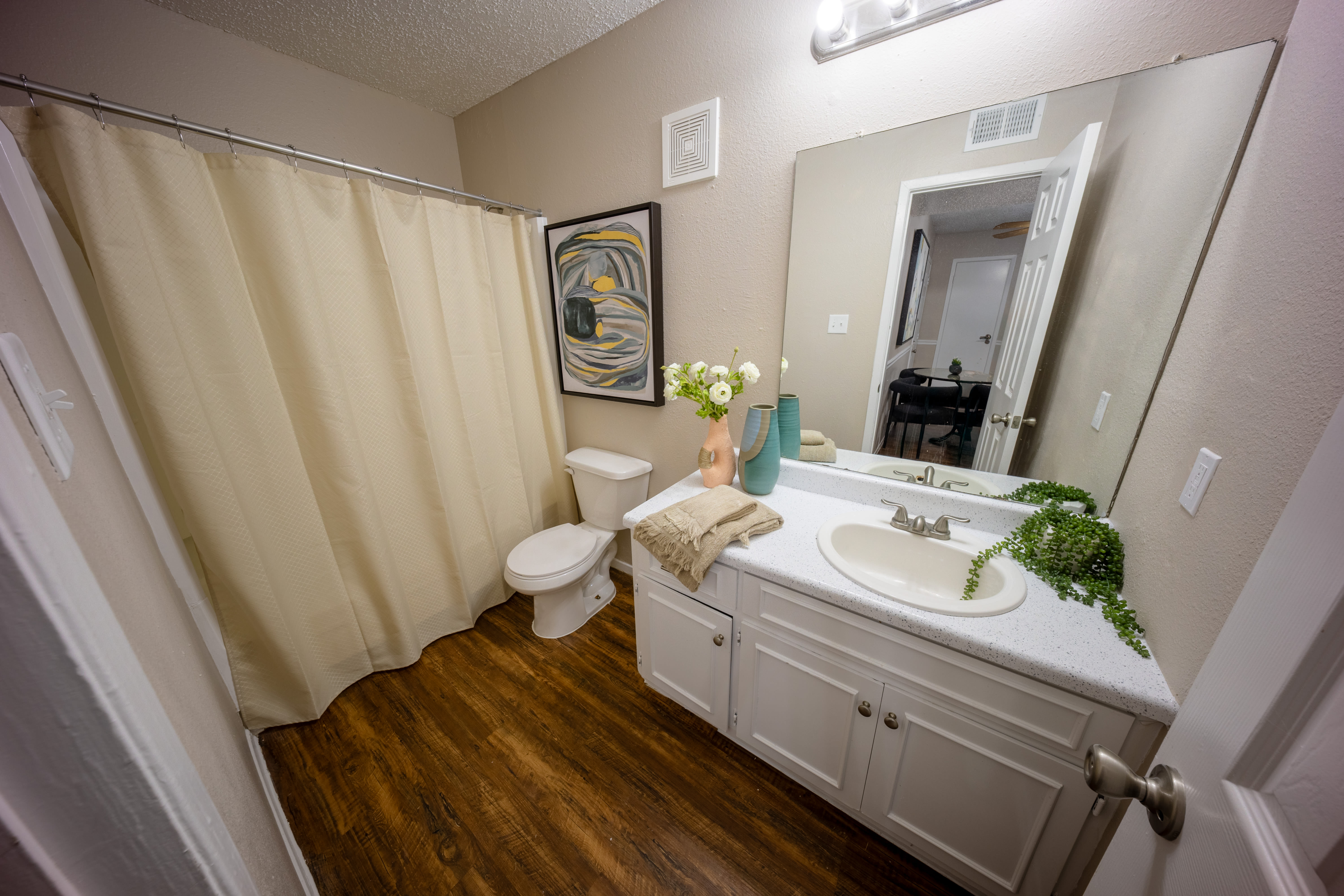 Bathroom at Stonegate Apartments in Mckinney, Texas