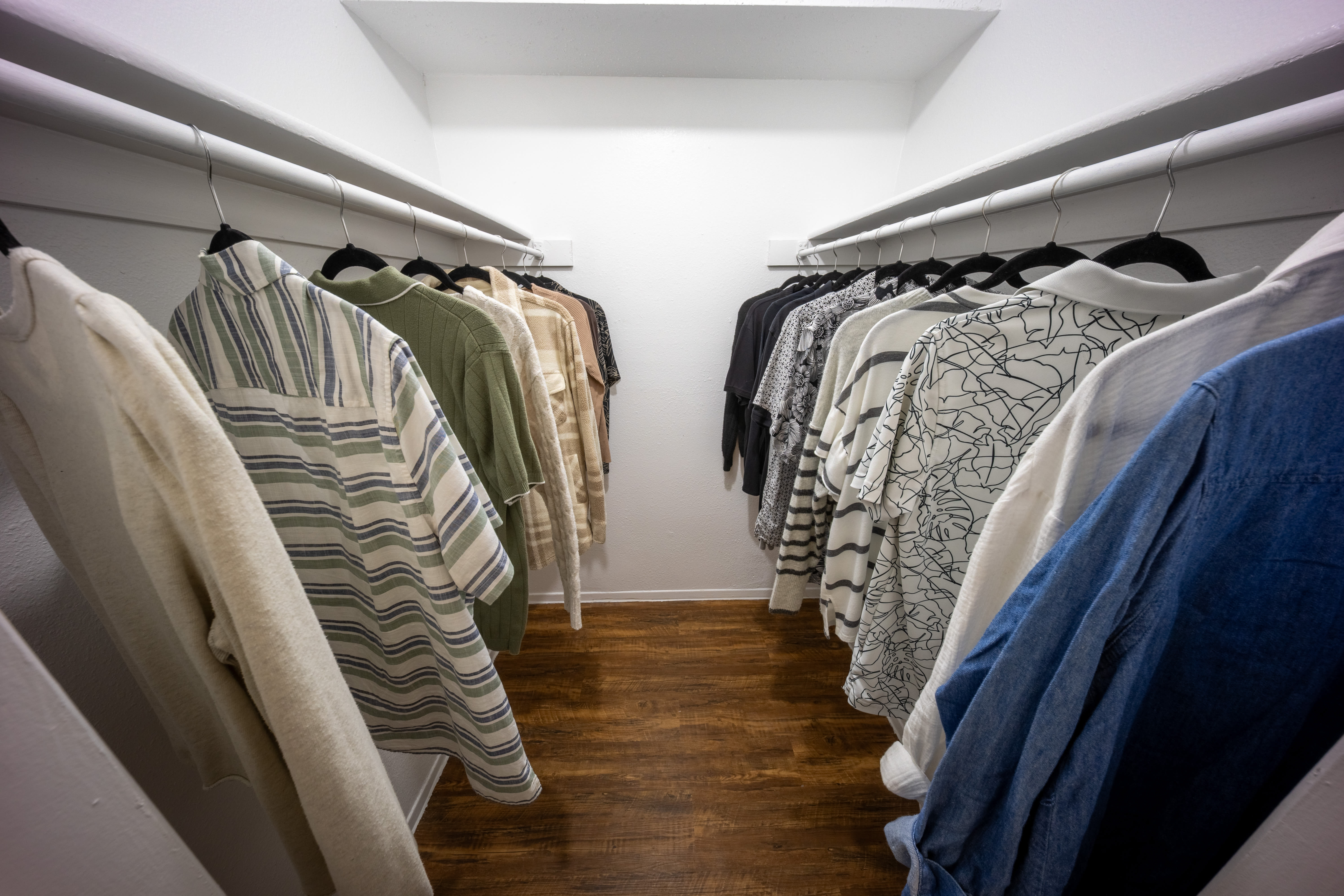 Closet at Stonegate Apartments in Mckinney, Texas