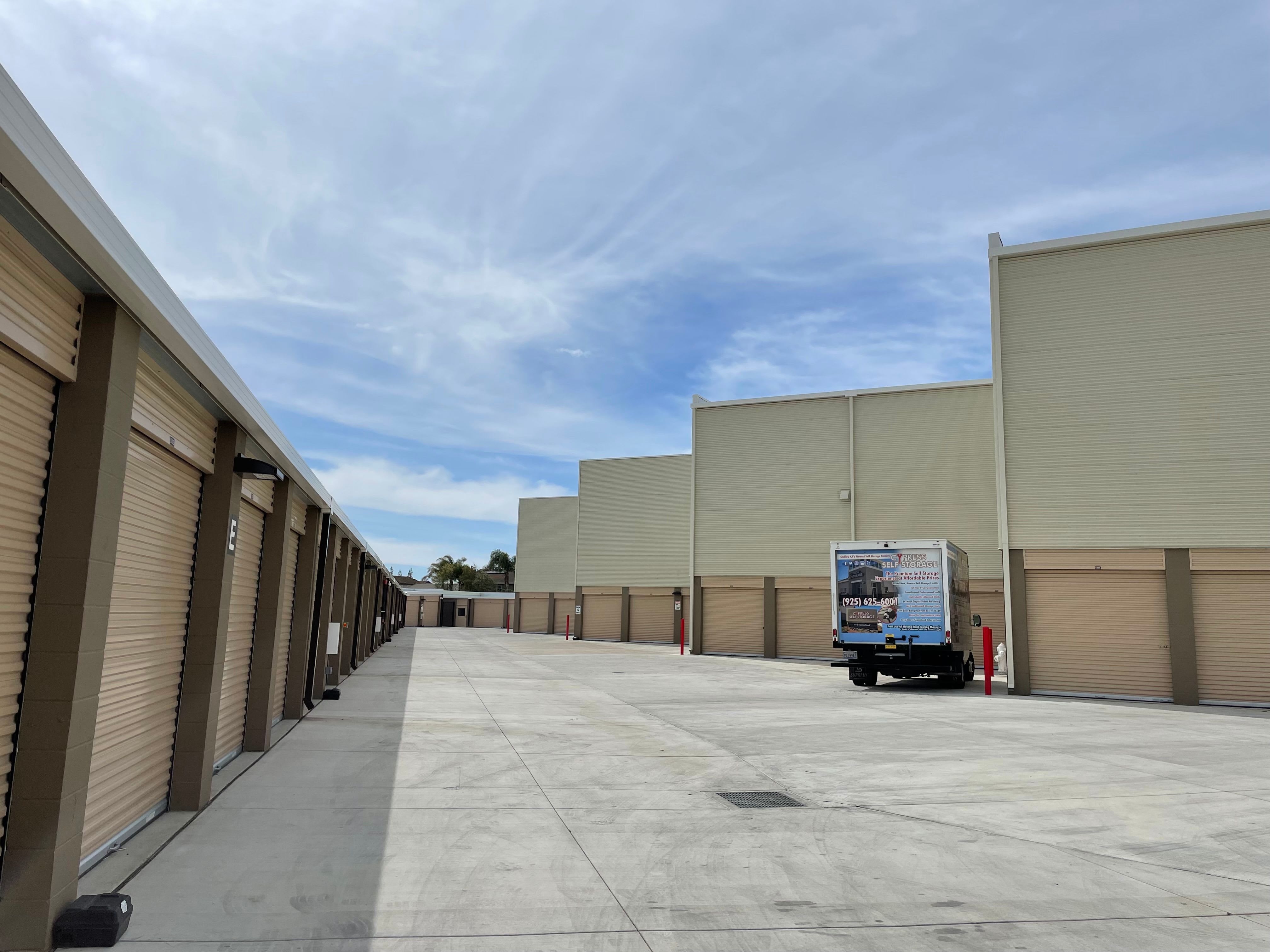 Storage facility at Cypress Self Storage in Oakley, California