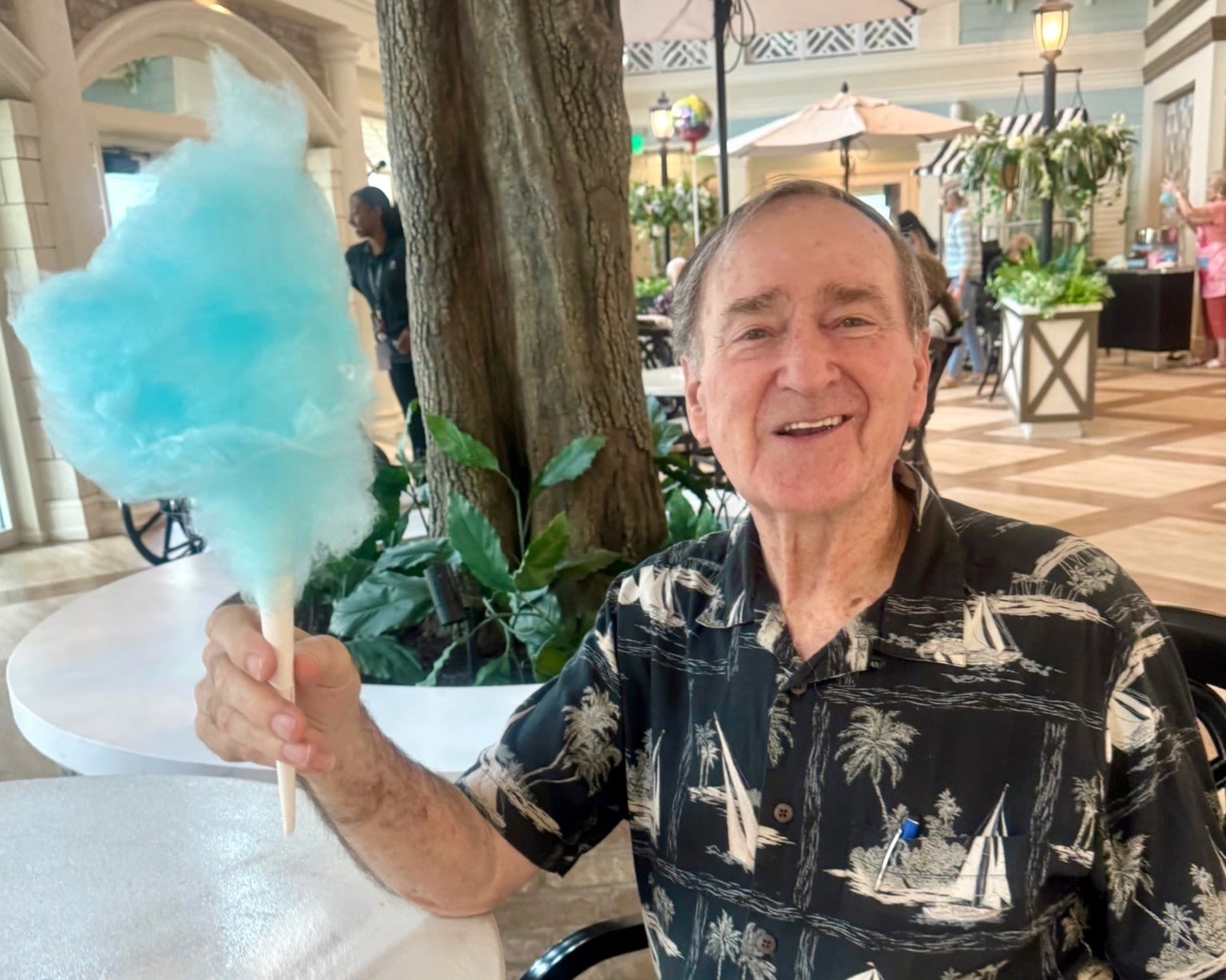 A happy resident man at The Barclay at Santa Rosa Beach in Santa Rosa Beach,Florida
