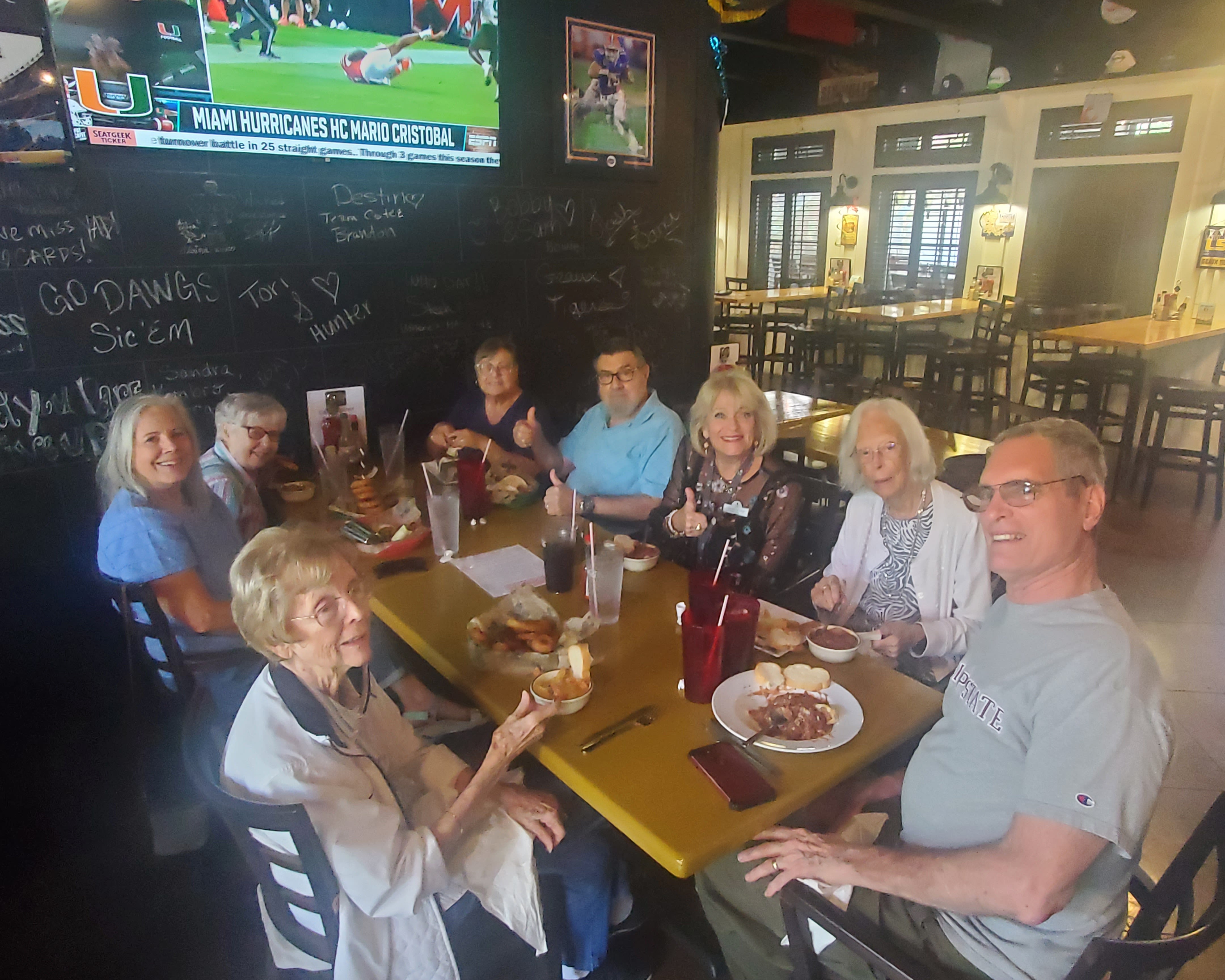 Residents dining together at The Barclay at Santa Rosa Beach in Santa Rosa Beach,Florida
