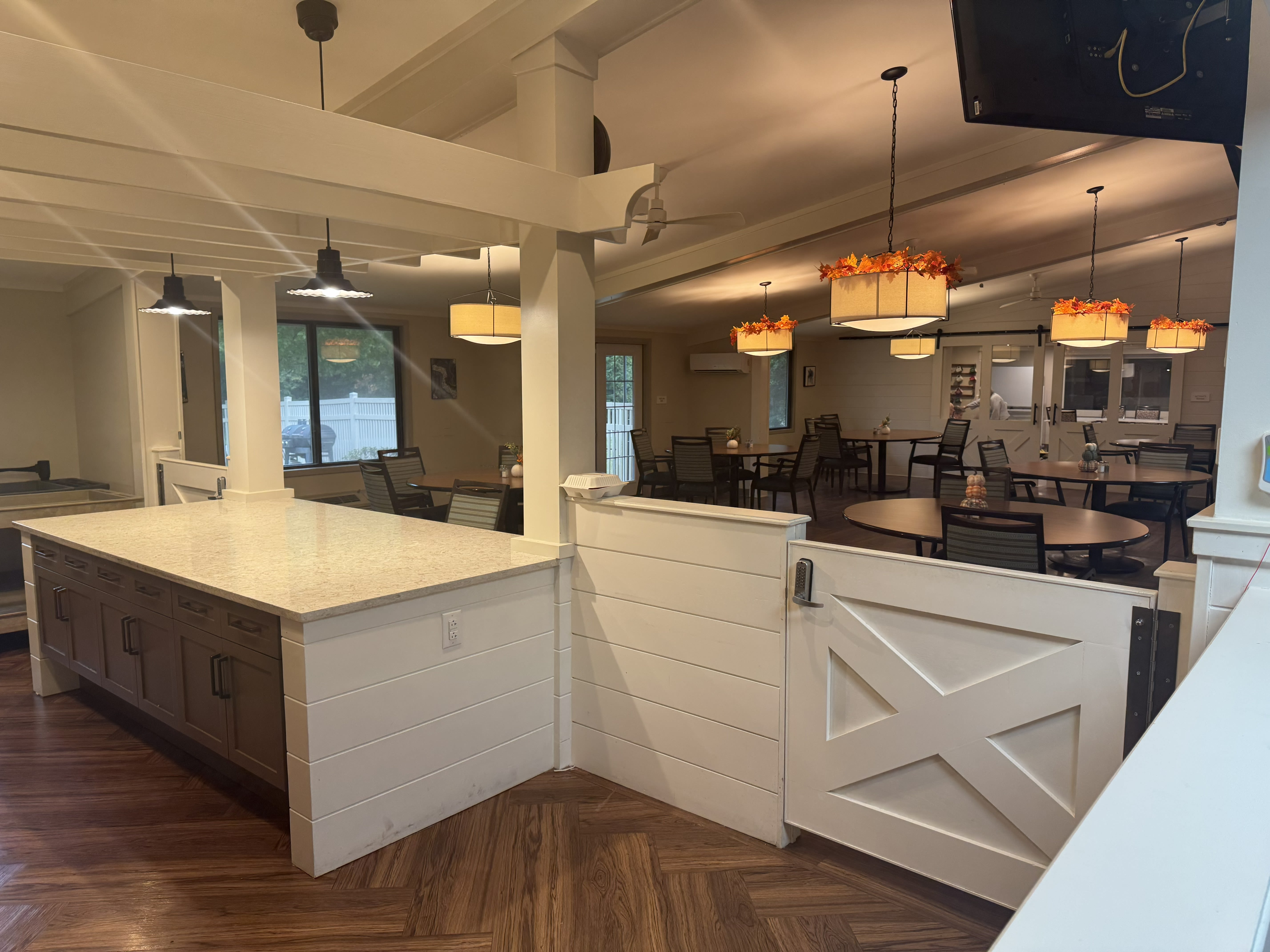Dining area at Cardinal Village in Sewell, New Jersey