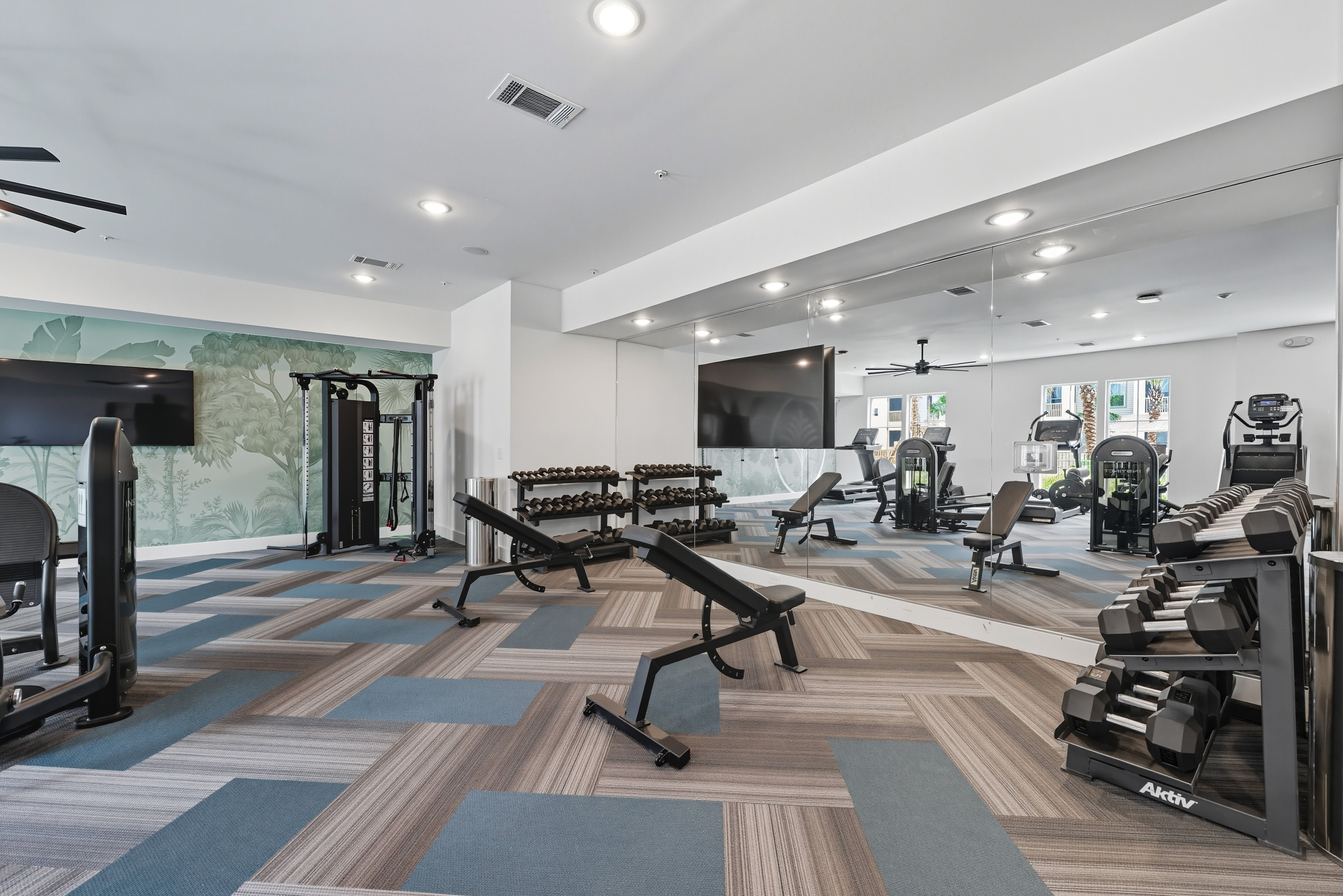 Fitness equipment at Wilton Palm Coast in Palm Coast, Florida
