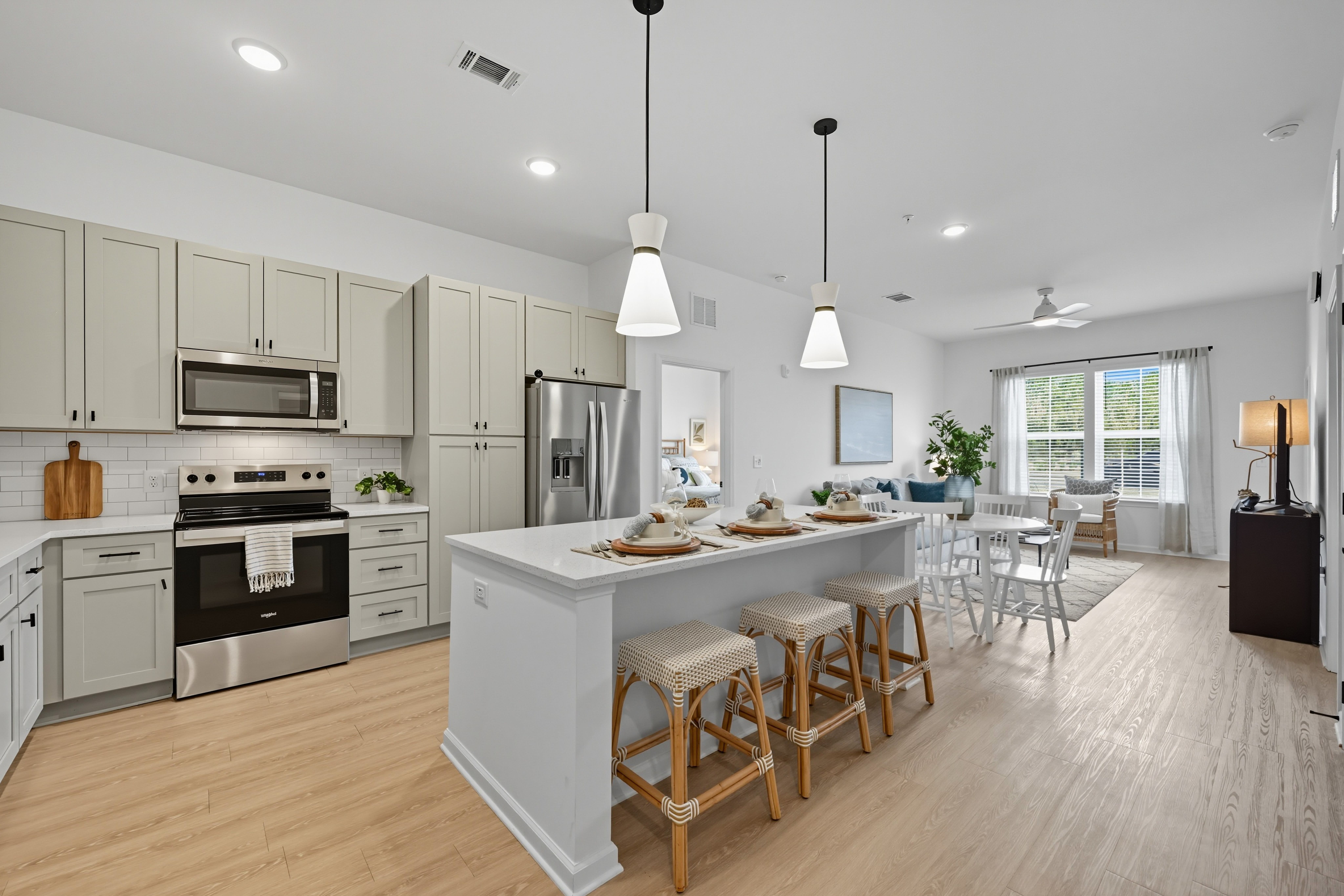 Spacious kitchen at Wilton Palm Coast in Palm Coast, Florida
