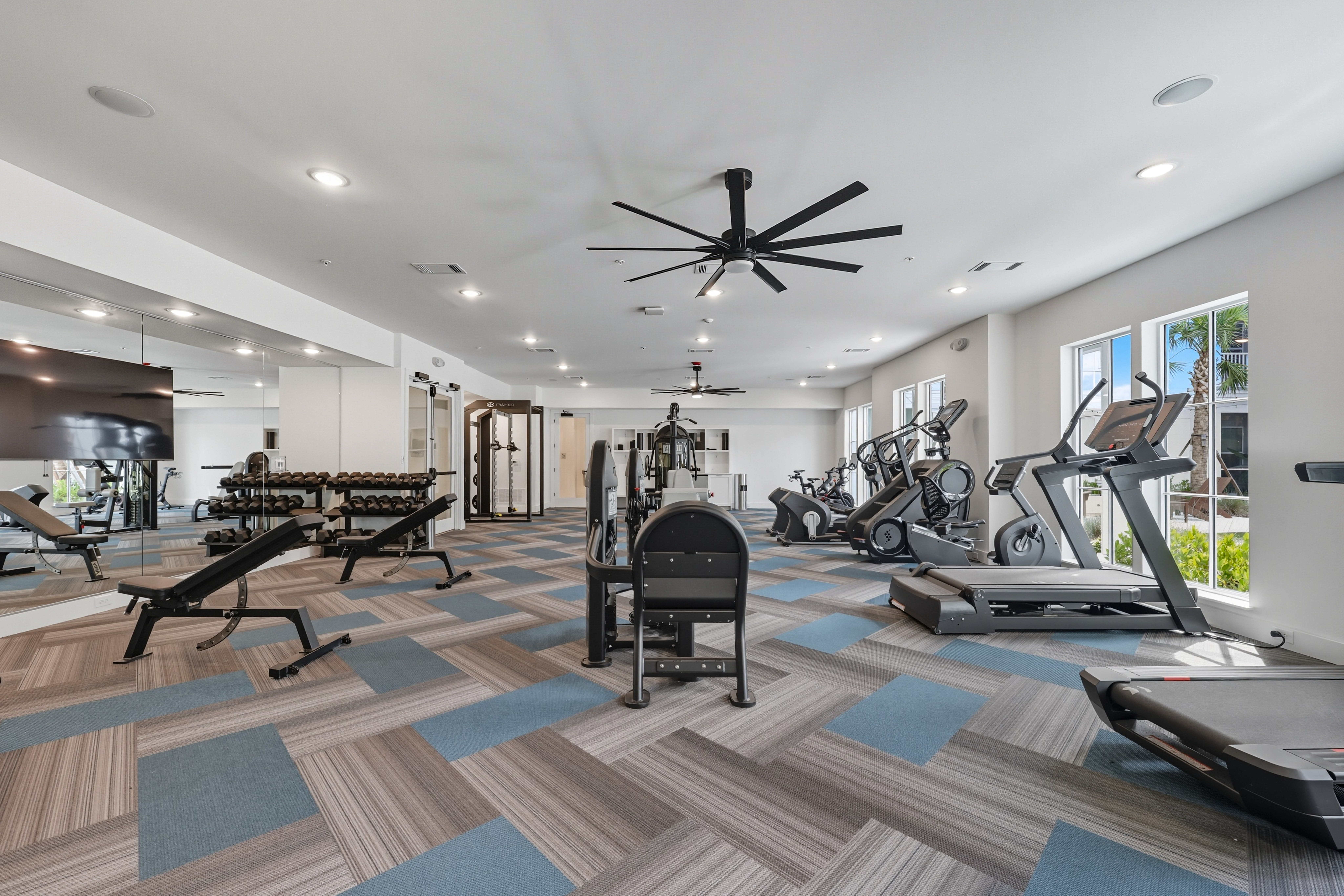 State-of-the-art fitness equipment at Wilton Palm Coast in Palm Coast, Florida