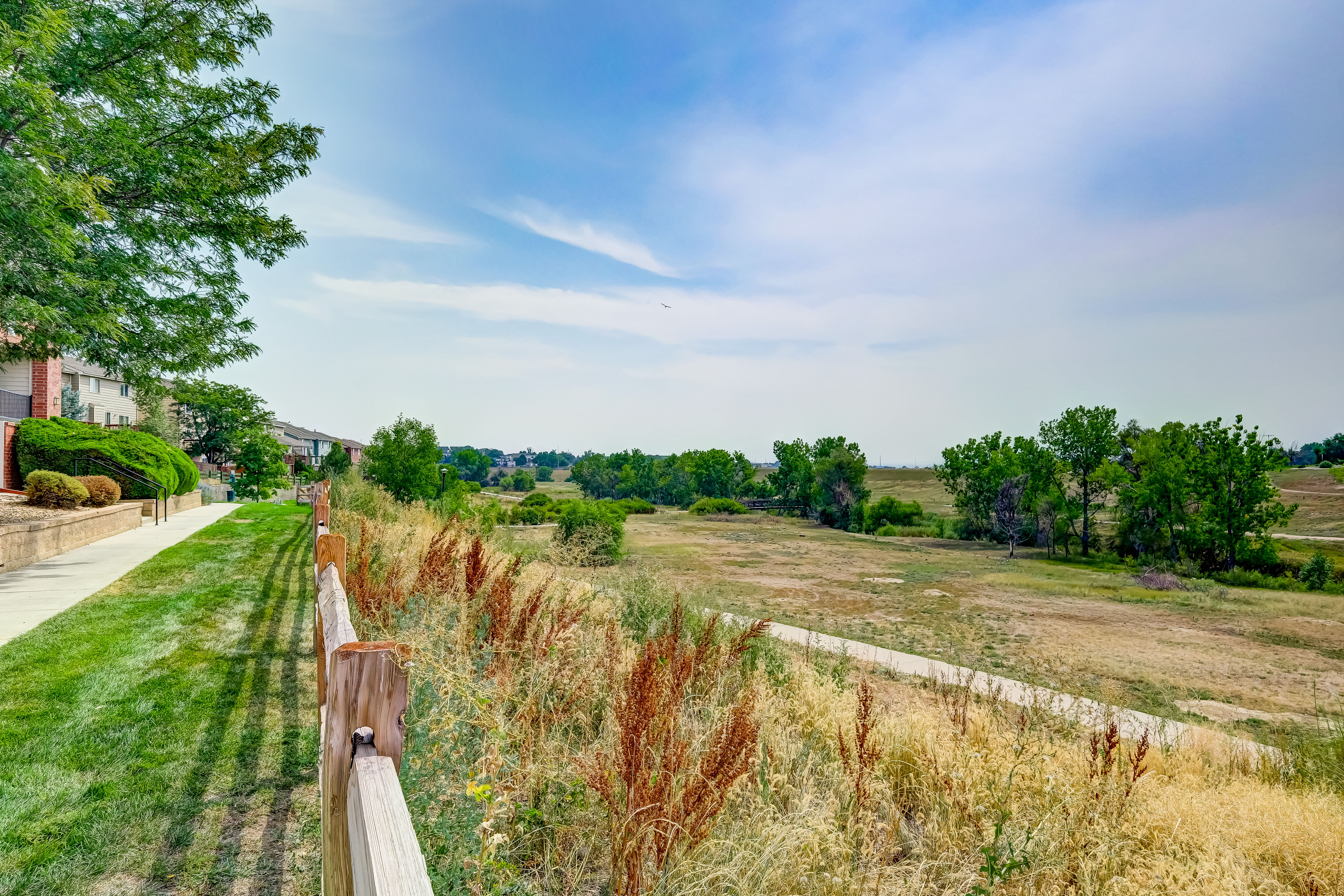 Open Rural Landscape at North Creek in Thornton, Colorado