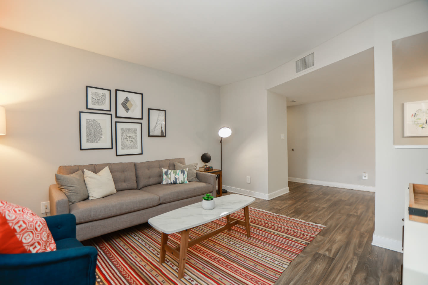 Beautiful living space at Reserve South in Richmond, Virginia