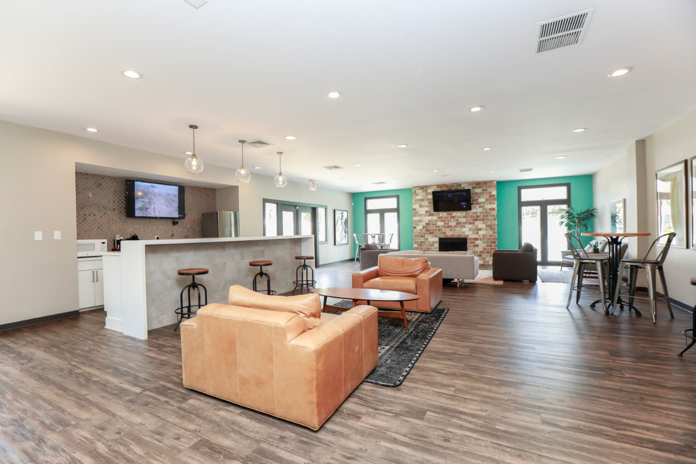 Lobby area at Reserve South in Richmond, Virginia