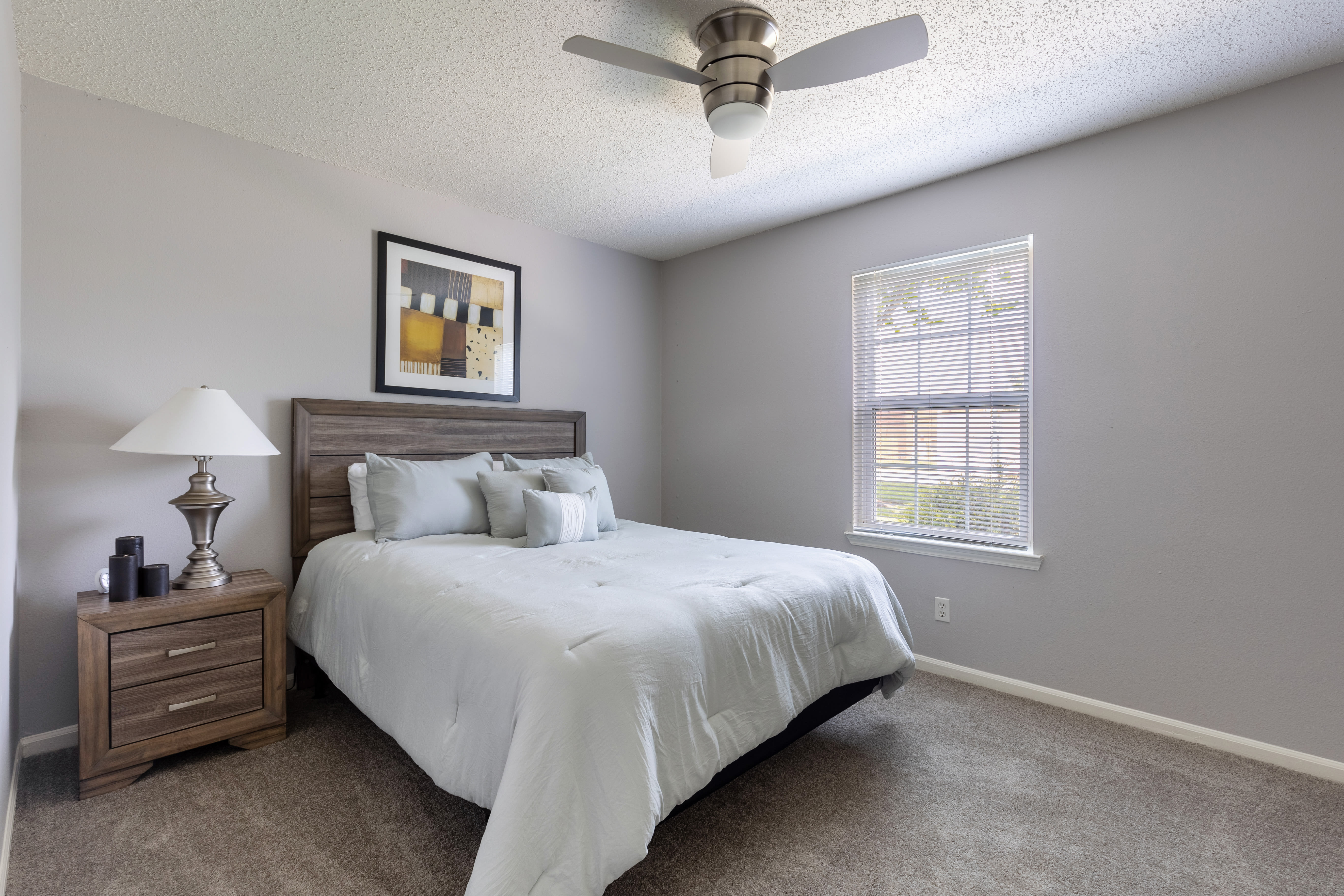 Bed room at Hunters Point in Zionsville, Indiana