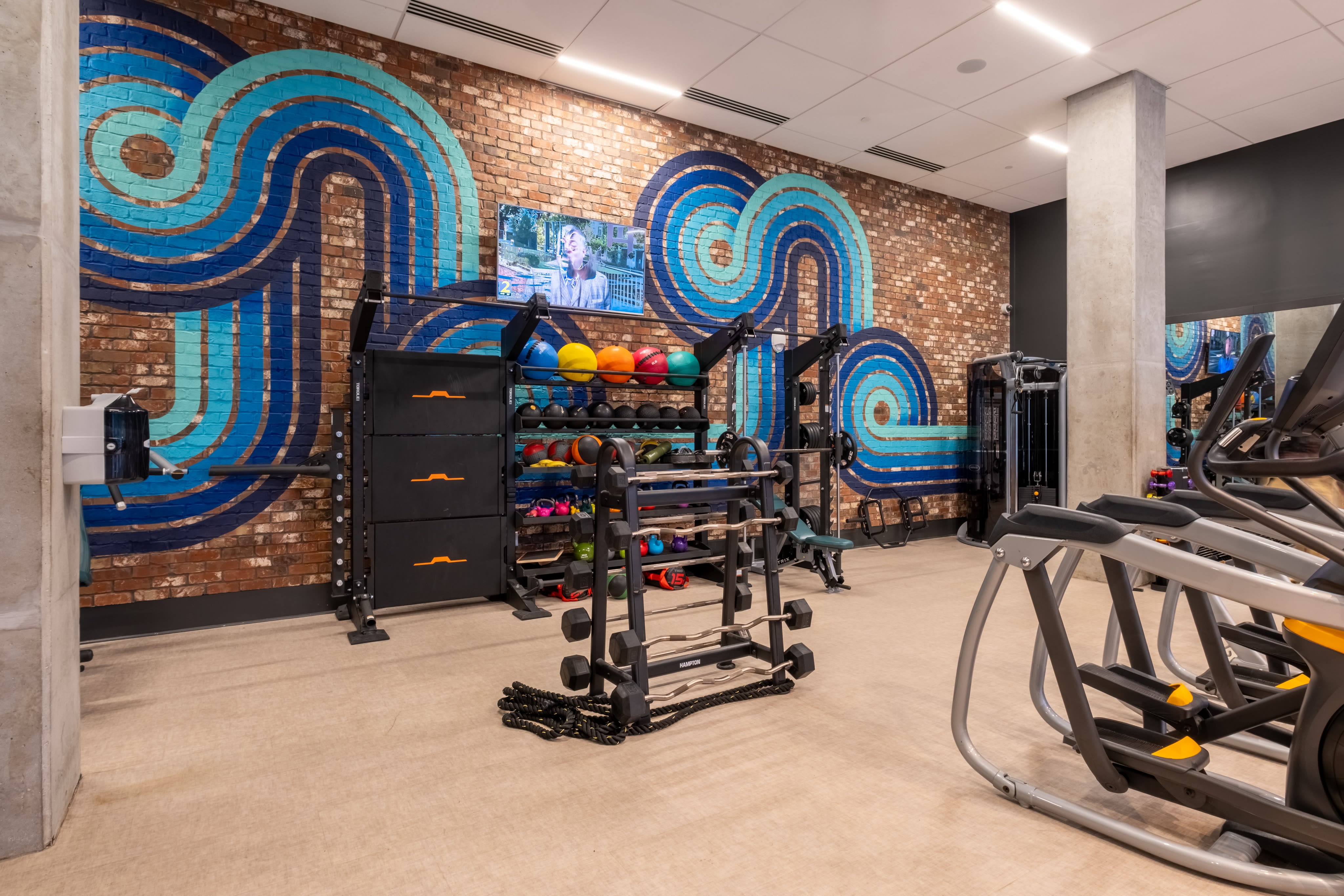 State-Of-The-Art Fitness Center at EDGE on the Beltline in Atlanta, Georgia