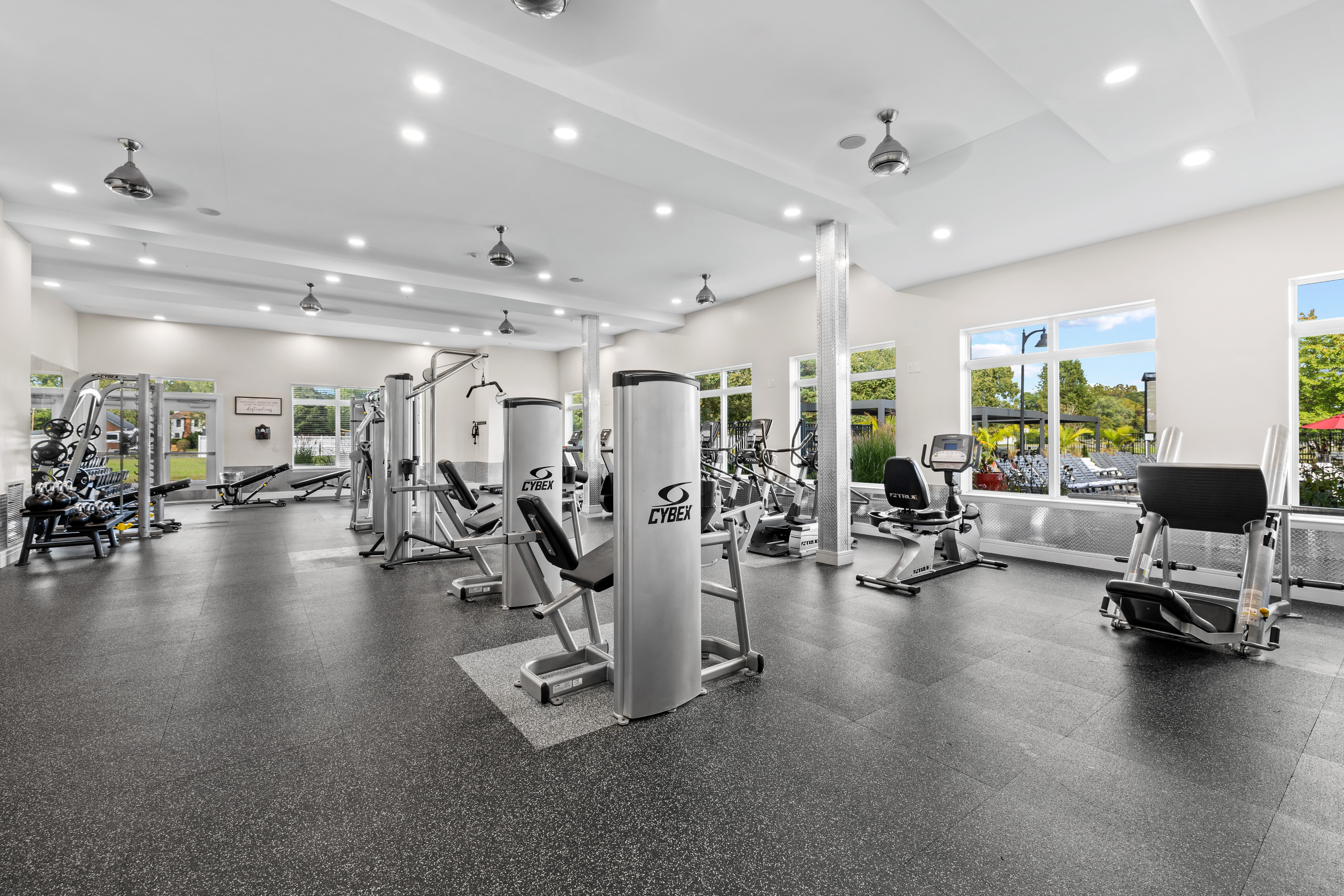Fitness center at University Orchard in Salisbury, Maryland