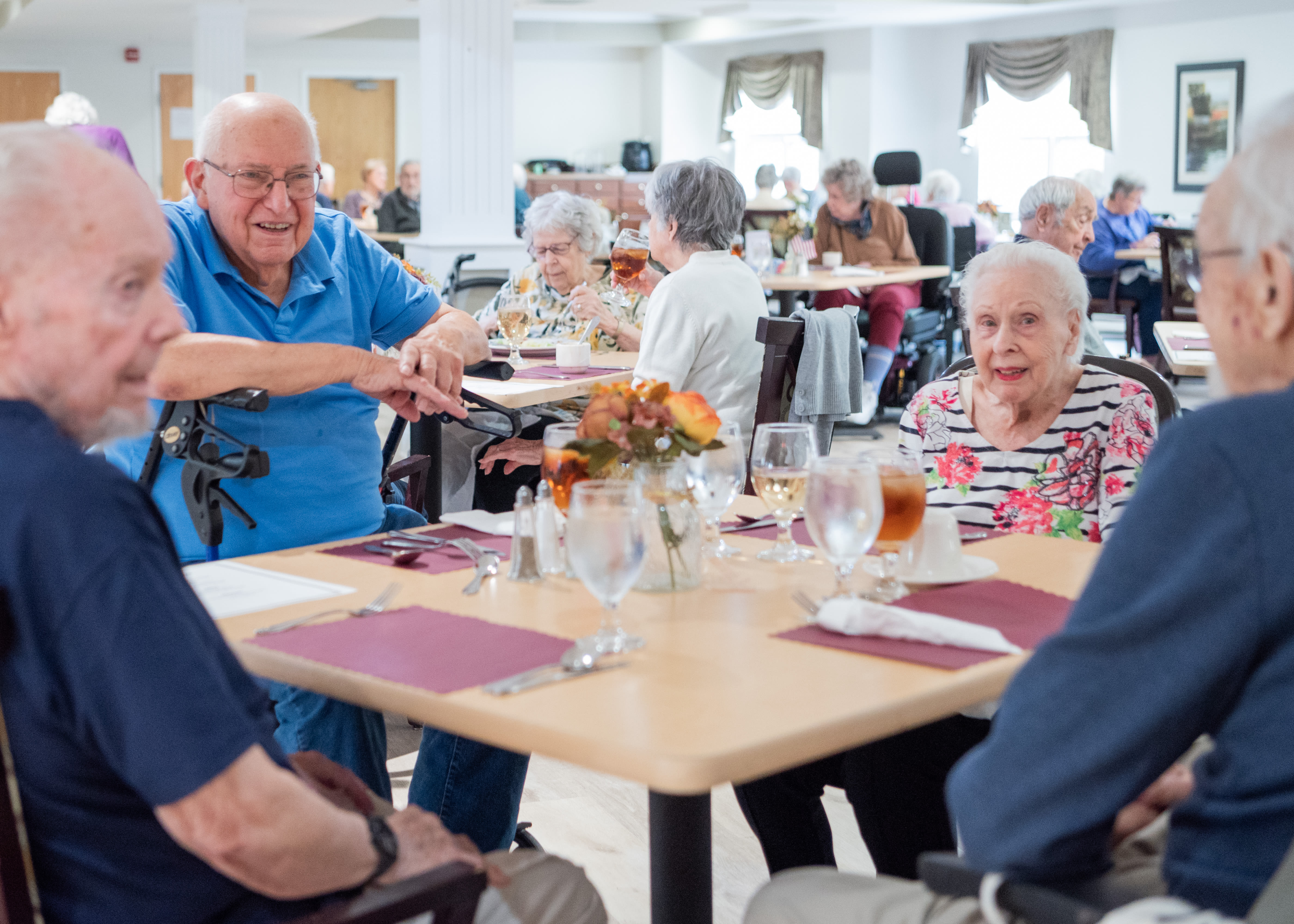 Lunch time at The Crossroads at Bon Air in Richmond, Virginia