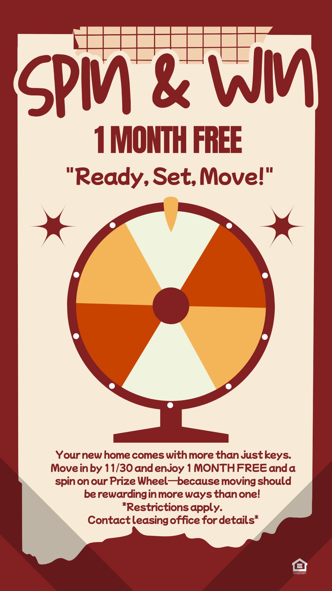 Spin and win at Gallatin Commons in Gallatin, Tennessee