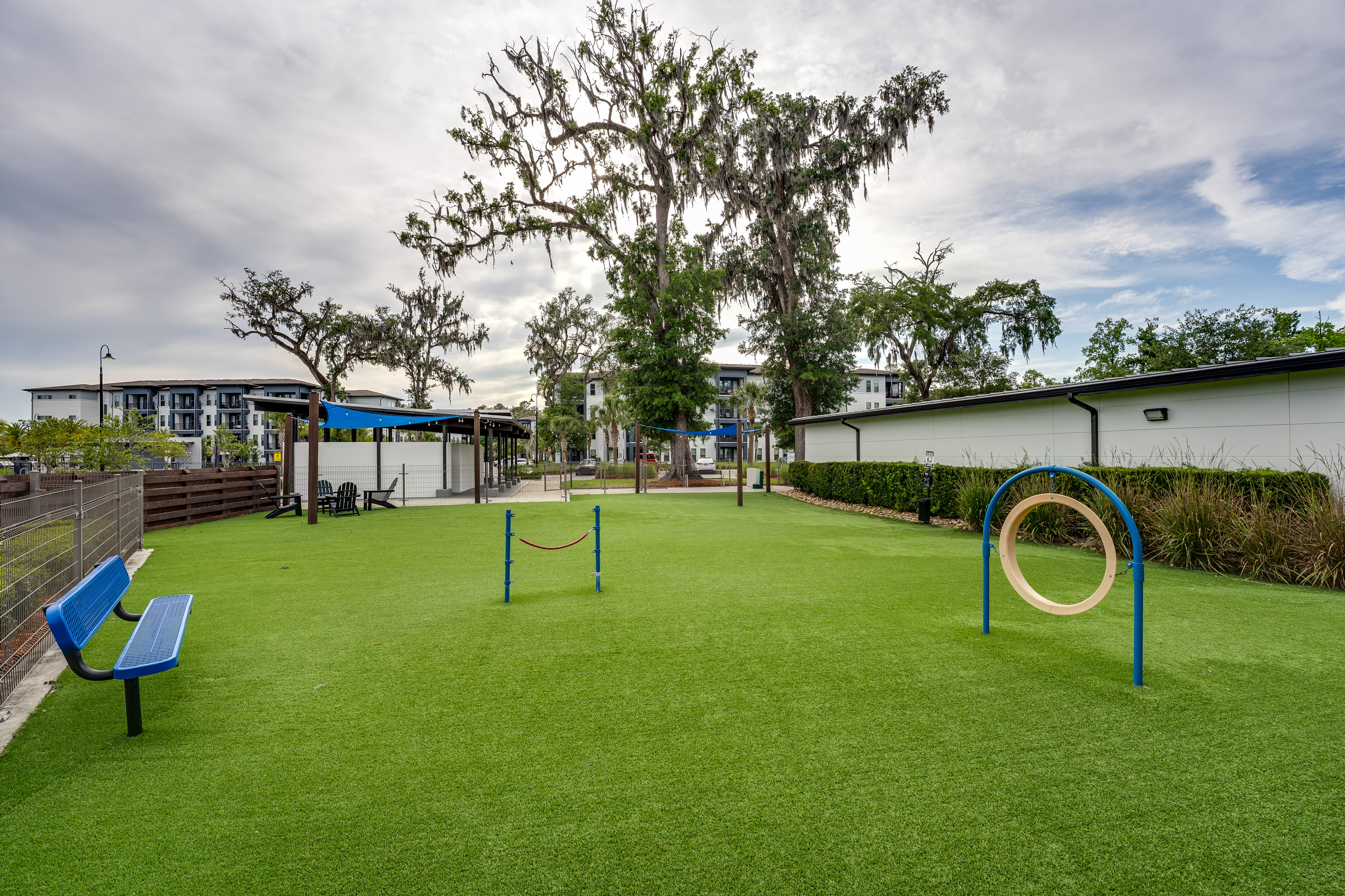 Dog park at Steele Creek in Jacksonville,Florida