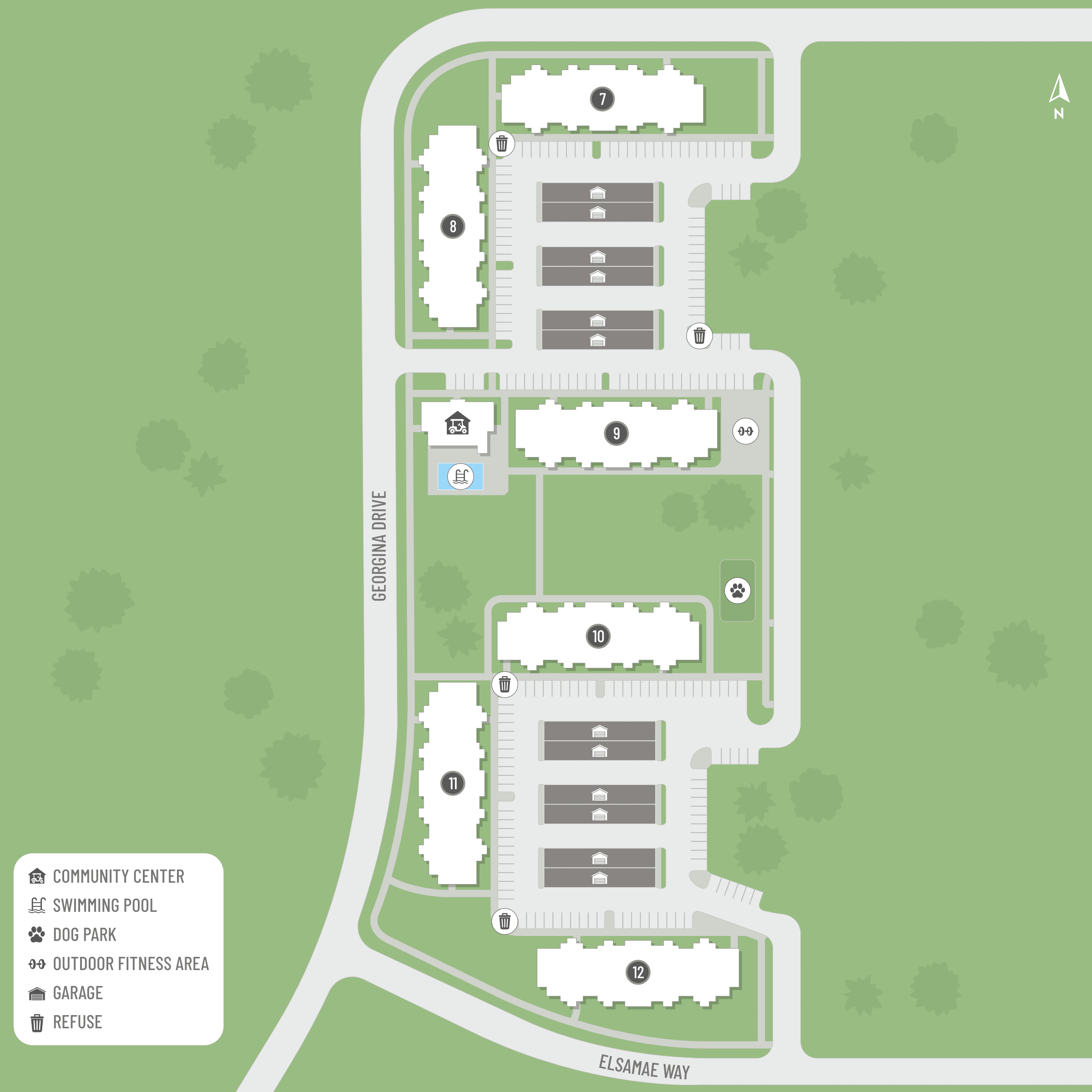 Map of InterUrban 2.0 in Billings, Montana