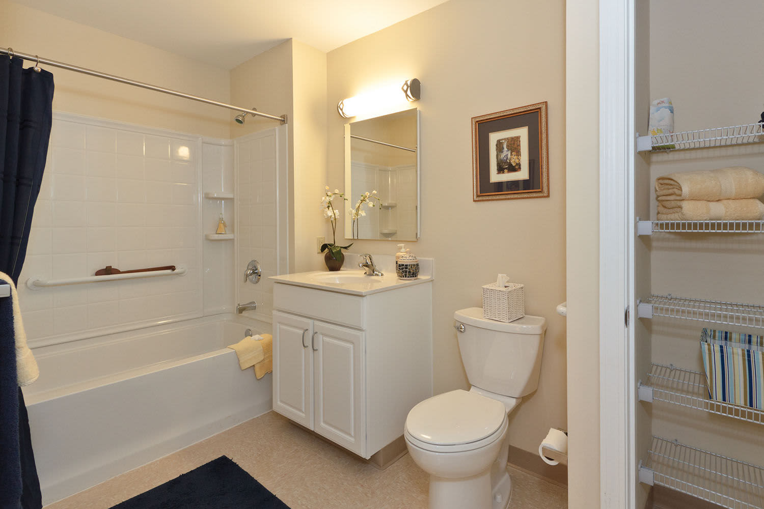 Bathroom with a tub at Little Neck Village in Marion, Massachusetts