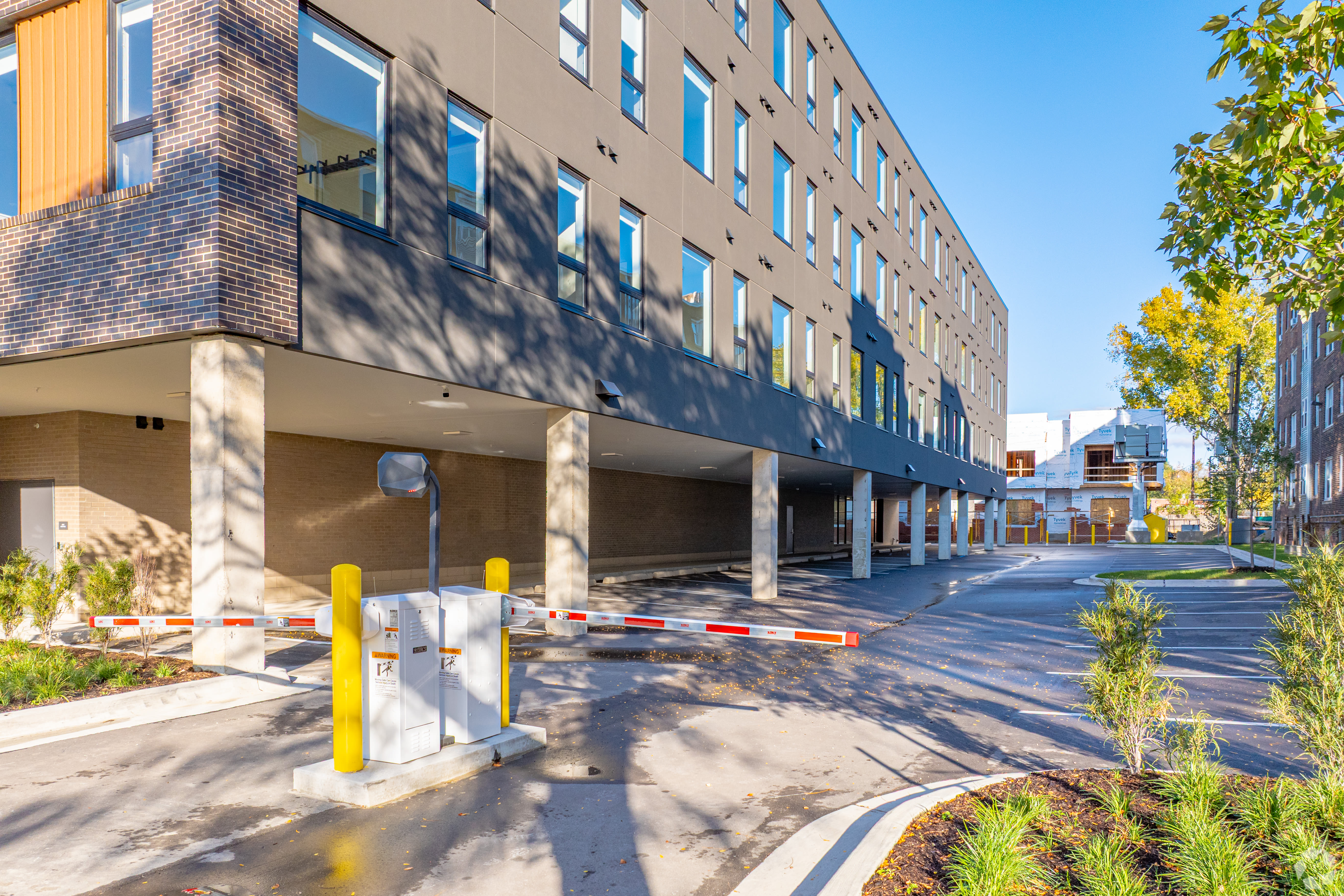 Side View of the property  at Detroit Living in Detroit, 