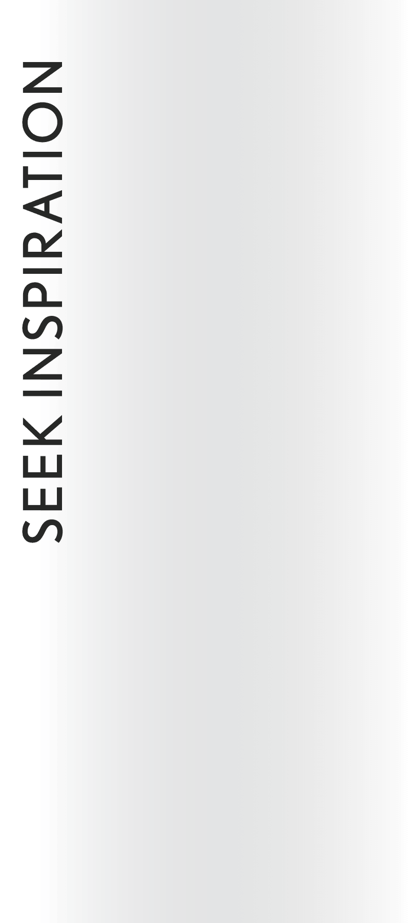 Seek Inspiration graphic at Mazza Grandmarc in College Park, Maryland