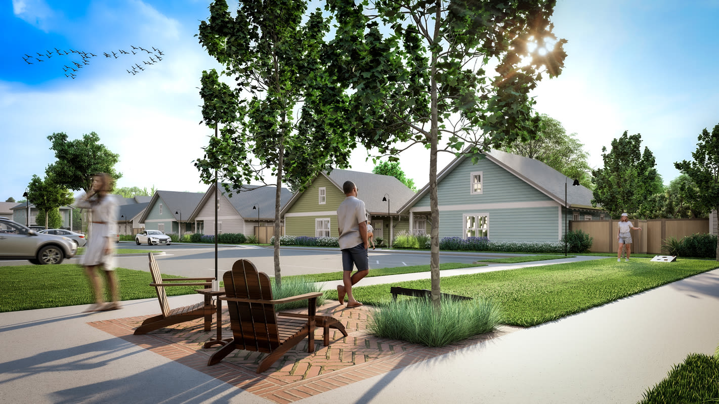 Rendering of location at Ashland Park in Mobile, Alabama