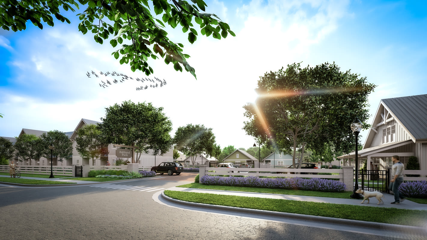 Rendering of location at Ashland Park in Mobile, Alabama
