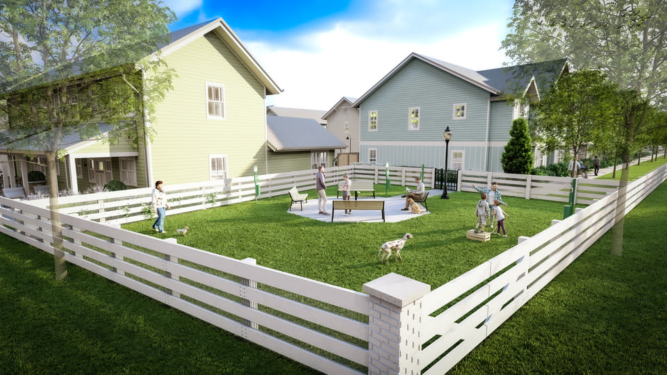 Rendering of location at Ashland Park in Mobile, Alabama