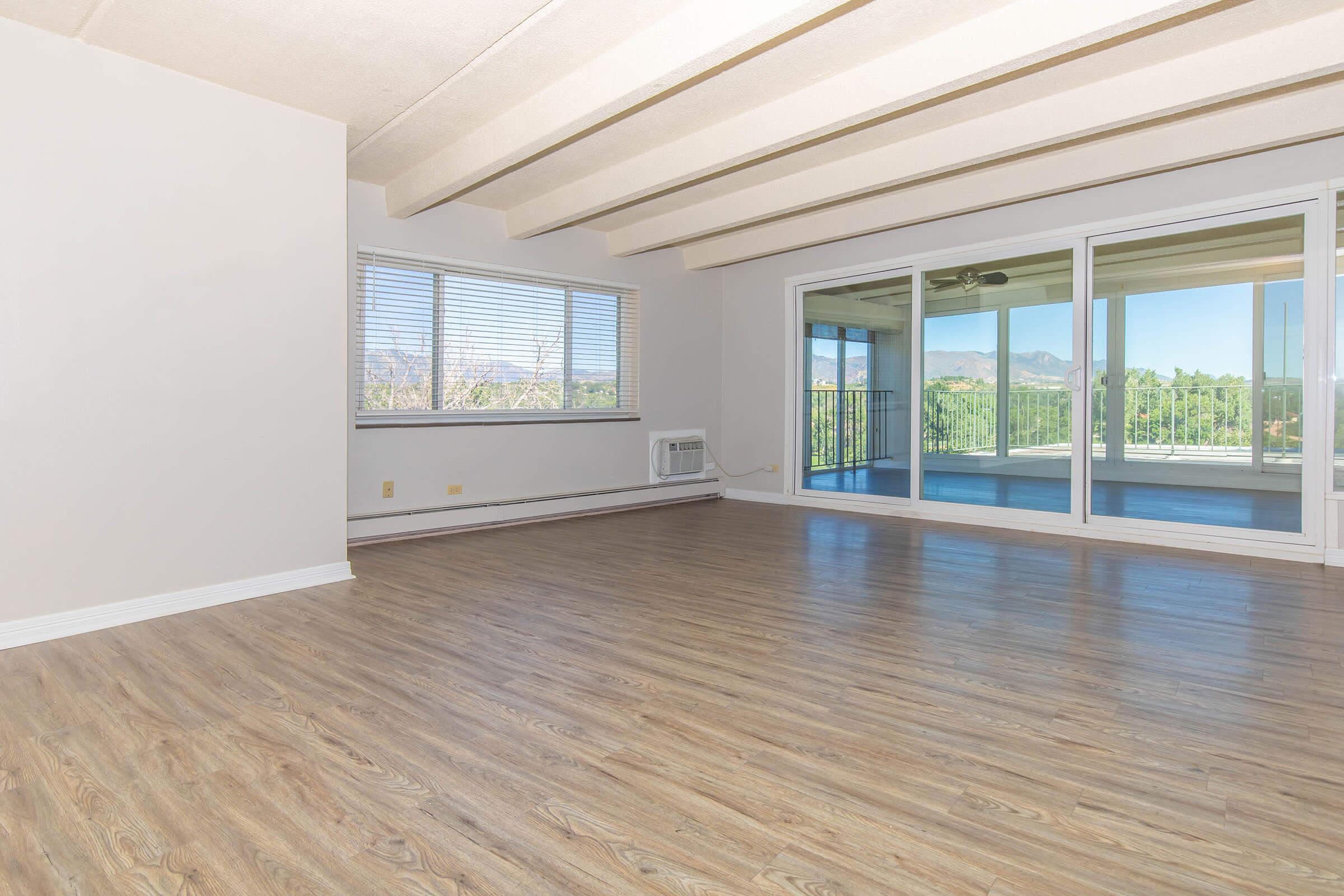 Living room at Boulder Crescent in Colorado Springs,Colorado