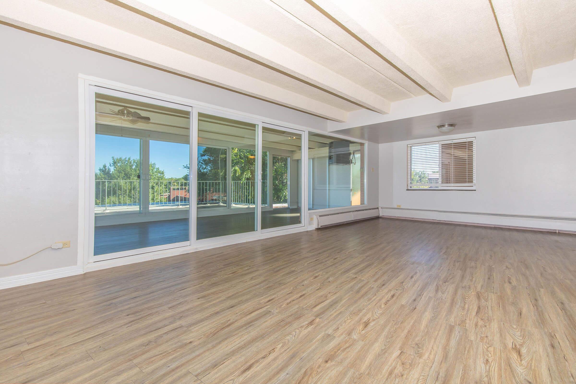 Spacious living room at Boulder Crescent in Colorado Springs,Colorado
