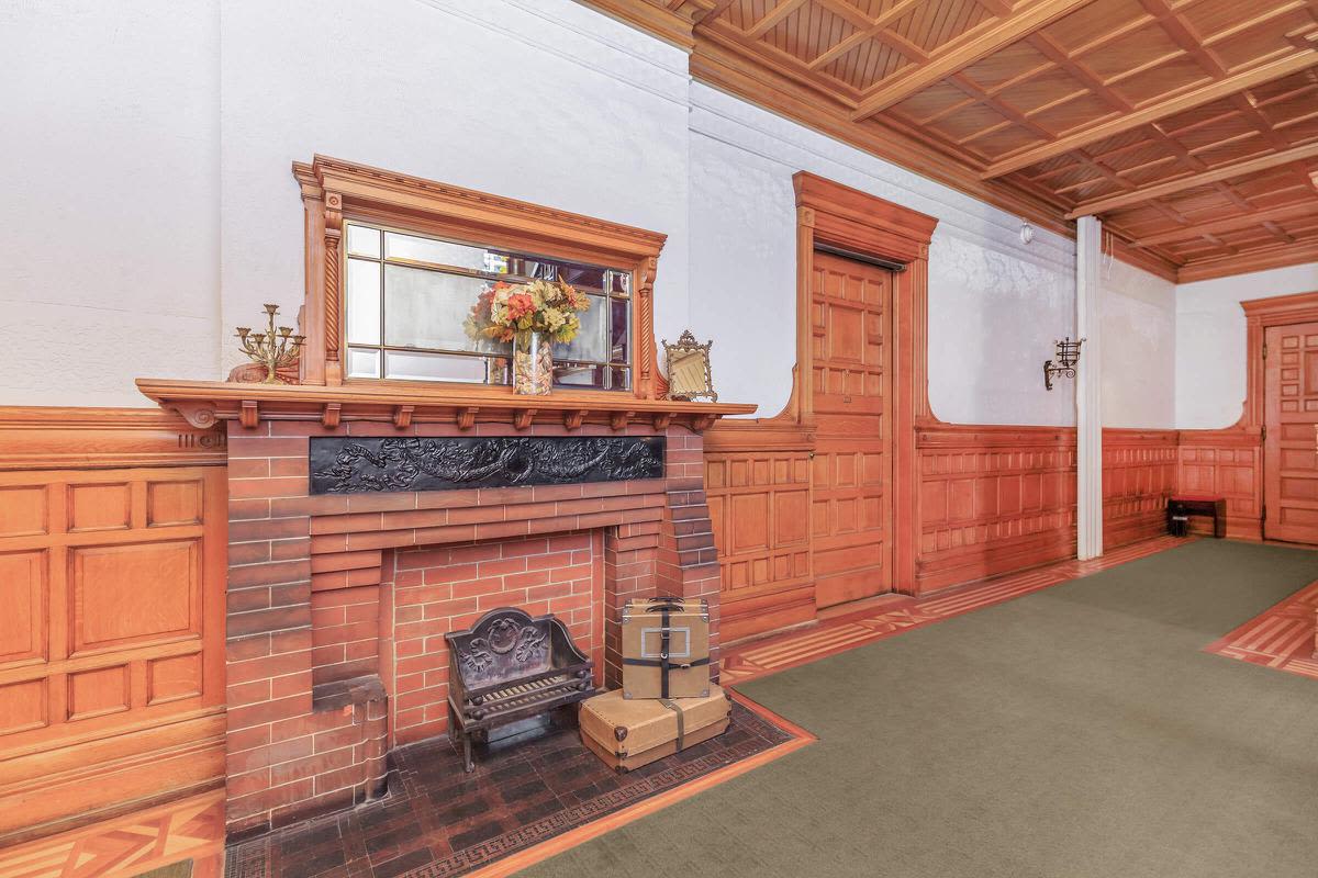 Fireplace at Cascade Park in Colorado Springs, Colorado