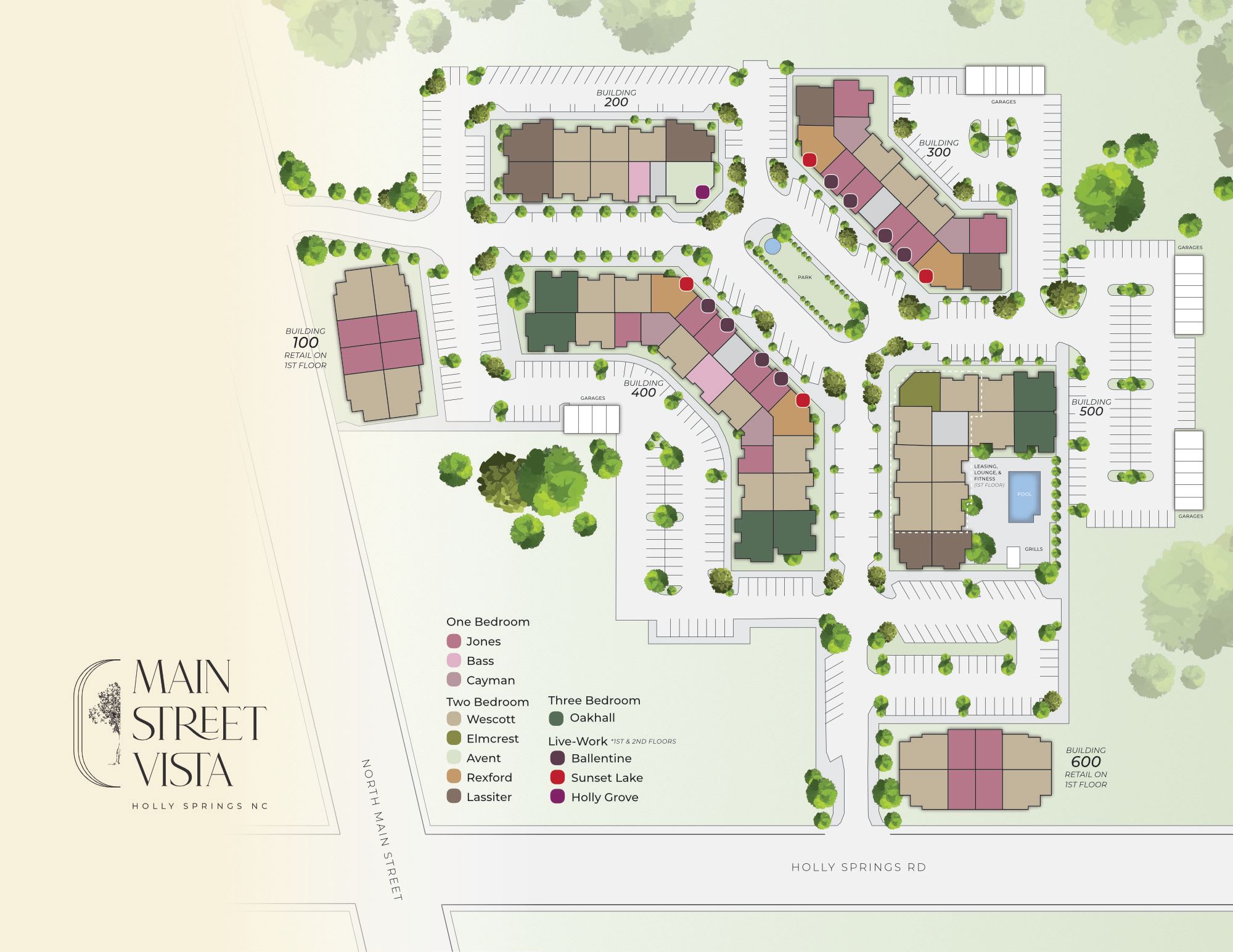 Sitemap for Main Street Vista