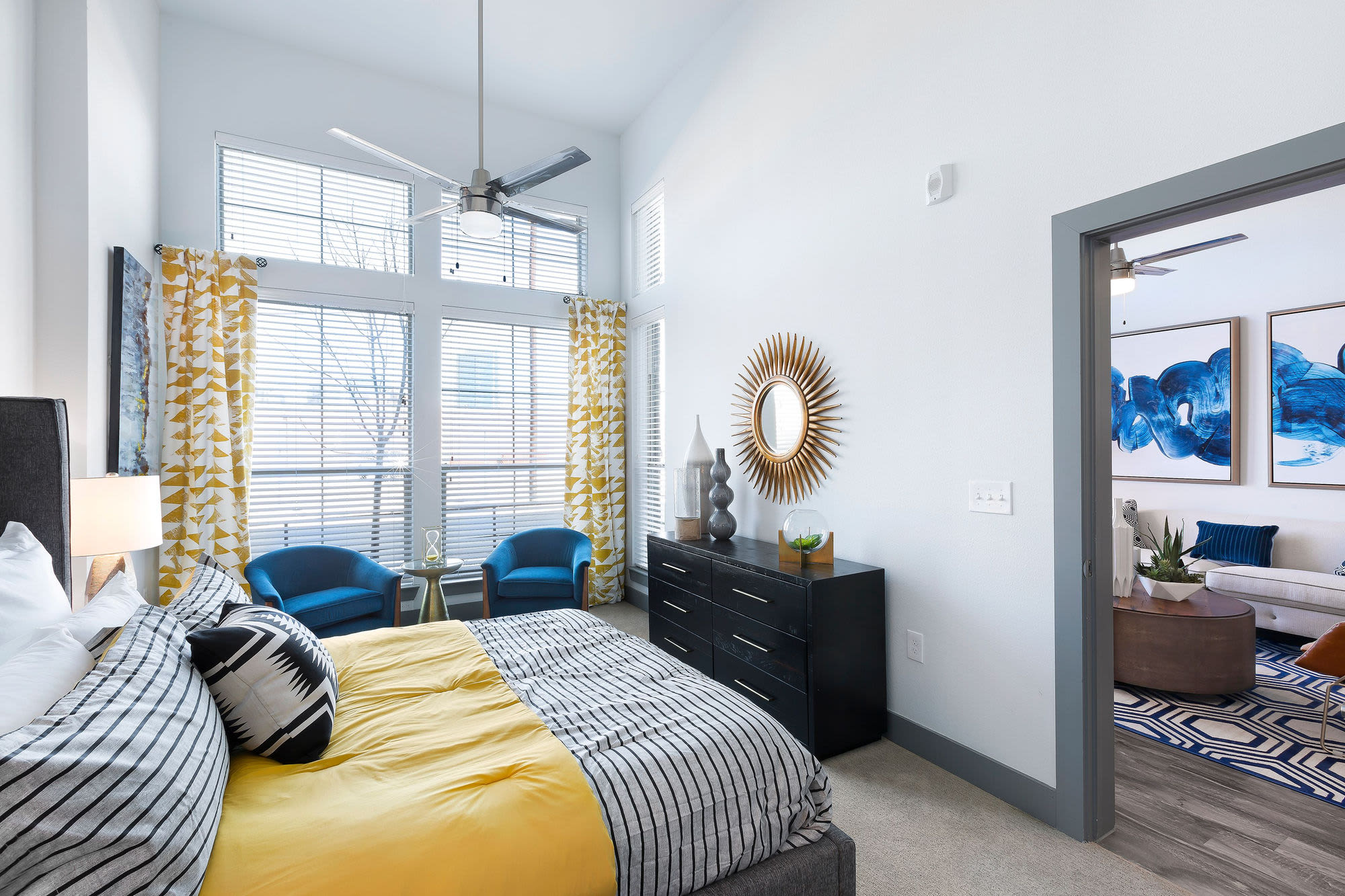 Bedroom at South 400 in Fort Worth, Texas