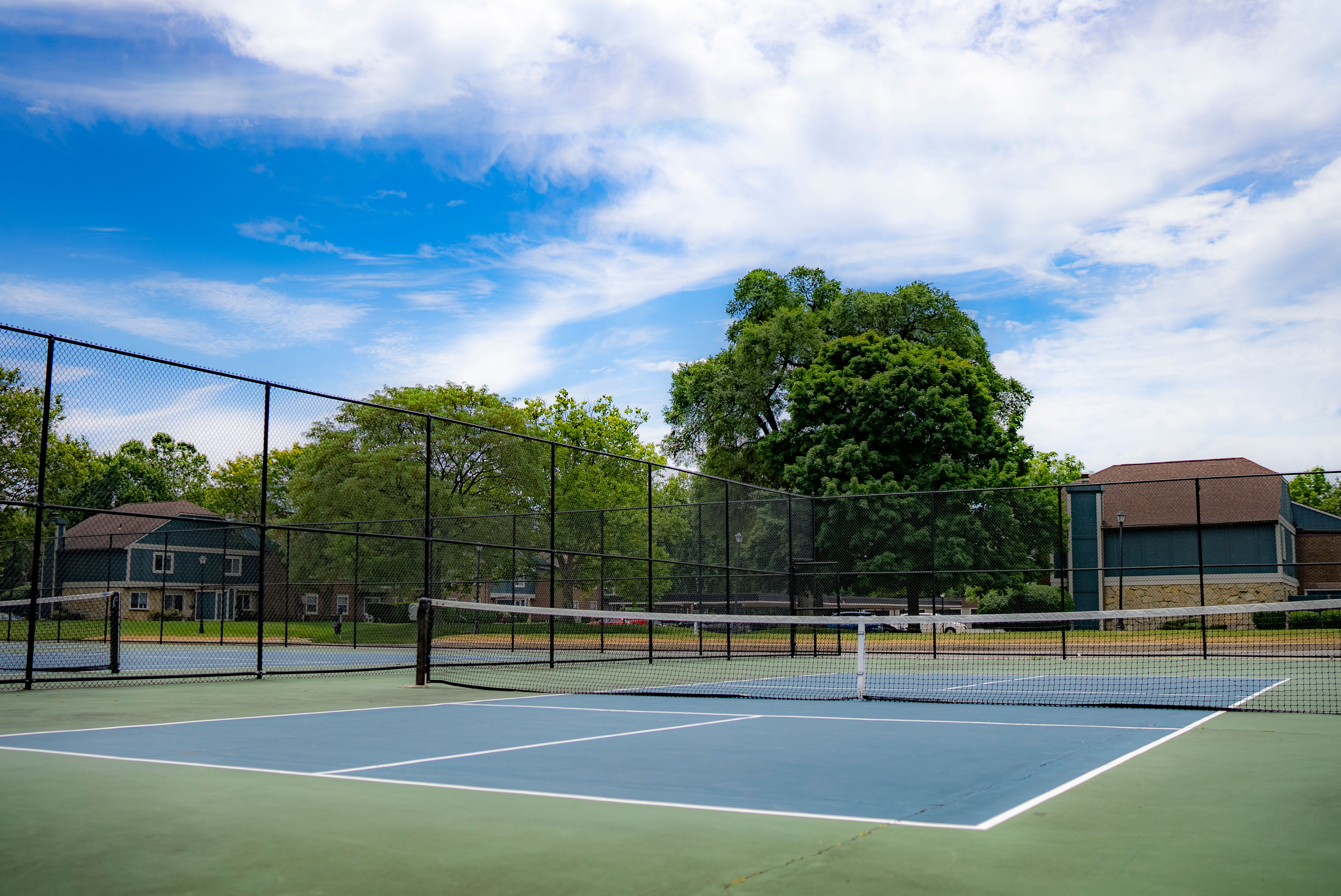 Pickleball court at Canterbury Green in Fort Wayne, Indiana