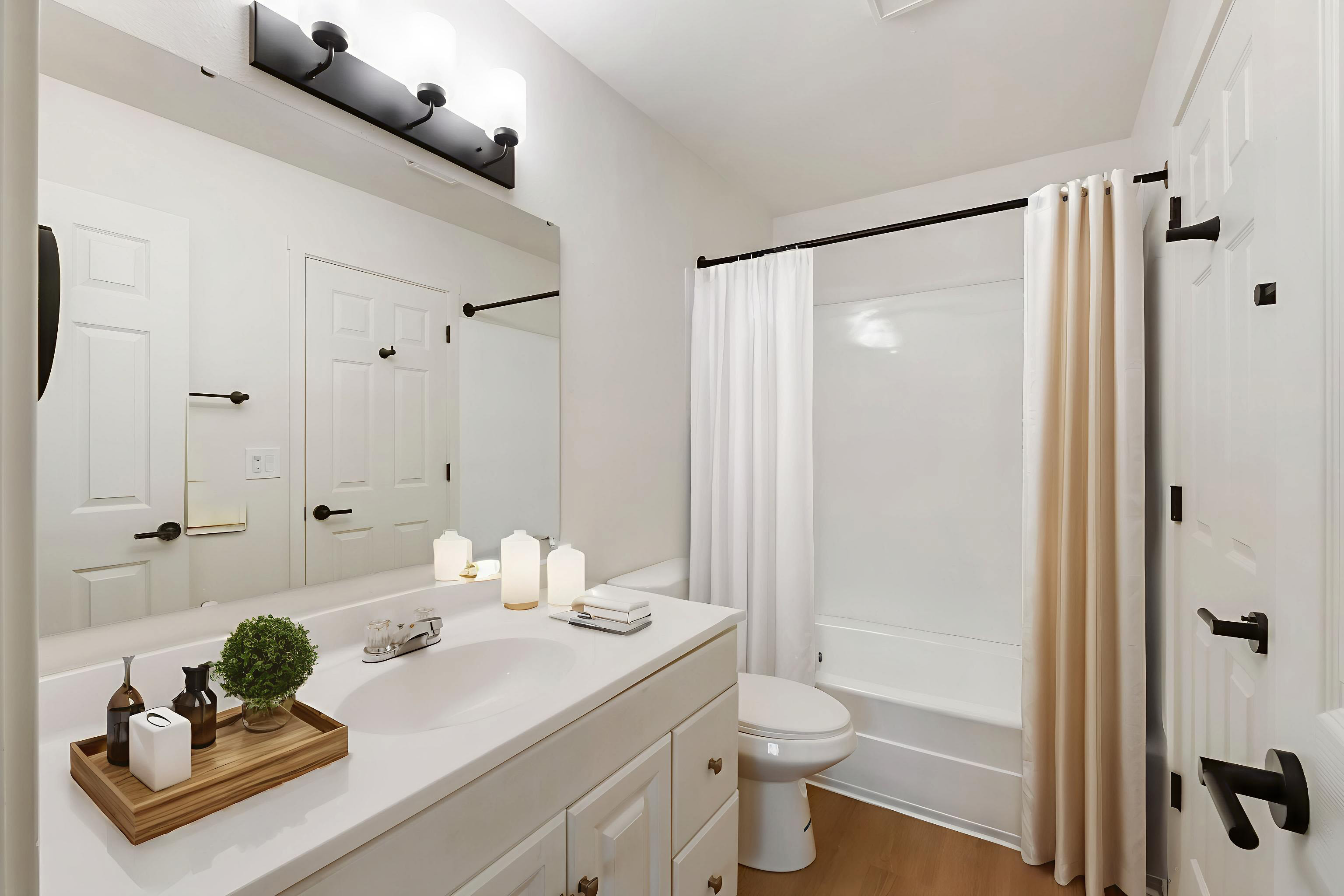 Bathroom at Firwood Station in Portland, Oregon