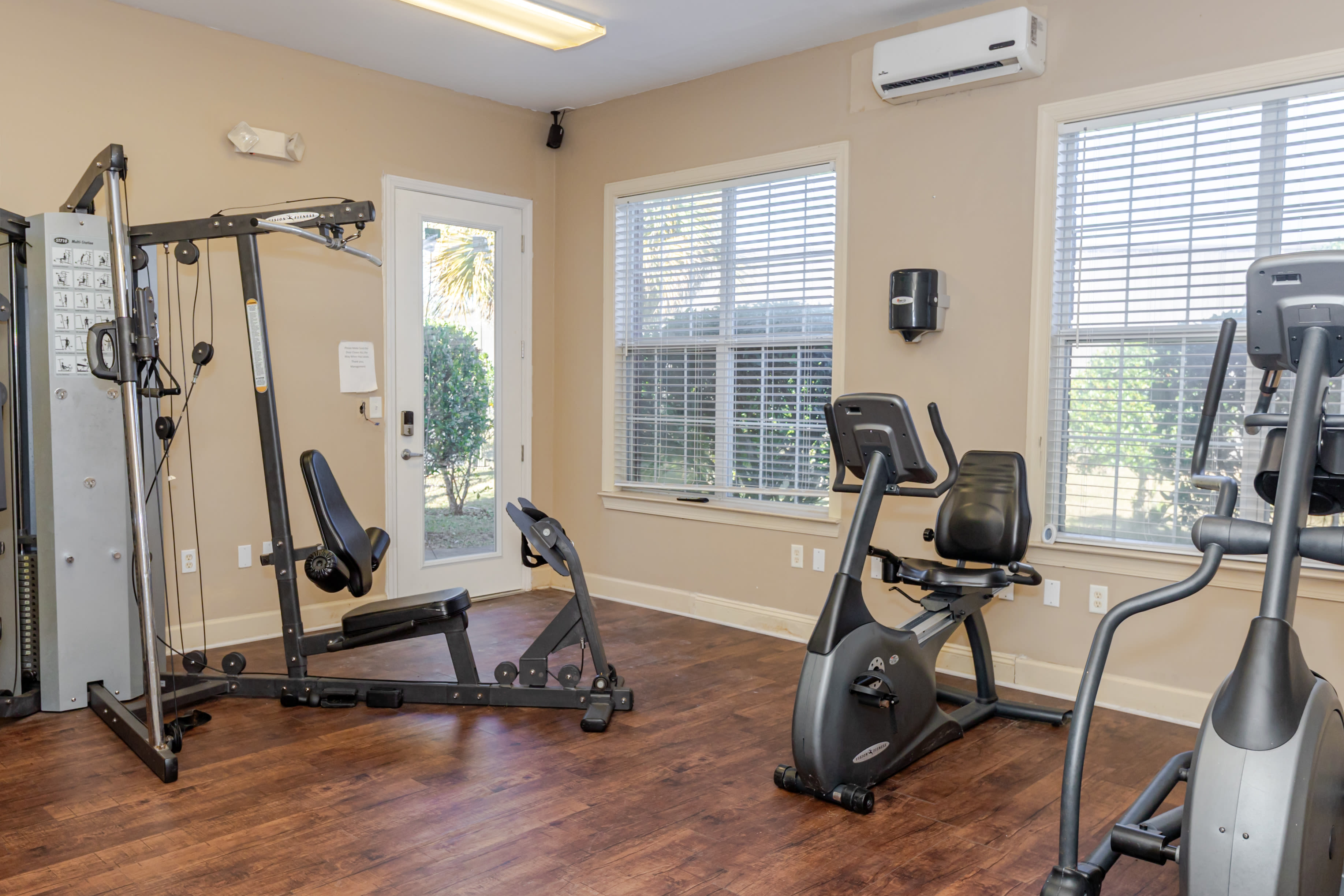 Fitness center at Annandale Park in Robertsdale, Alabama