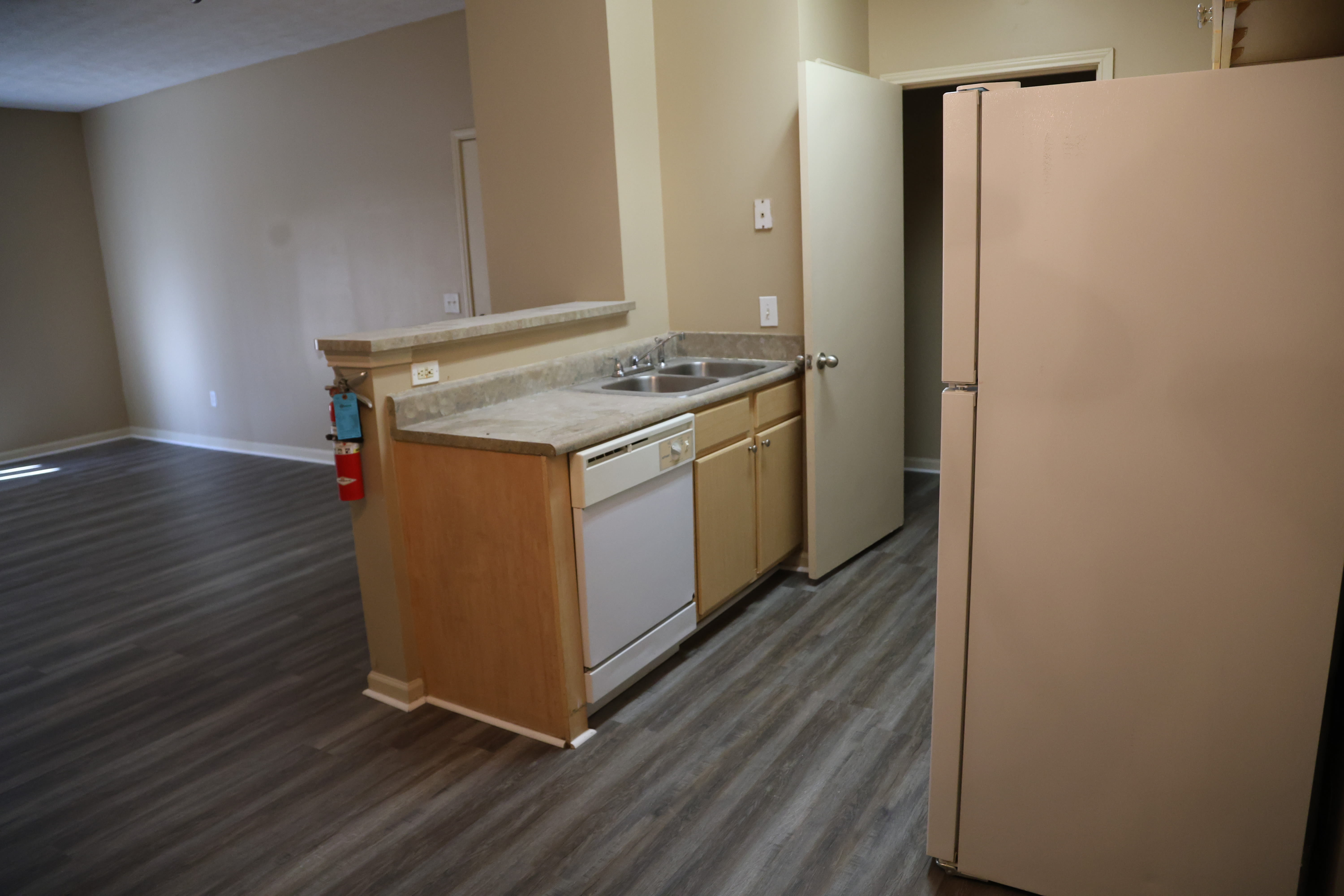 Unfurnished apartment interior at Azalea Park I and II in Meridian, Mississippi
