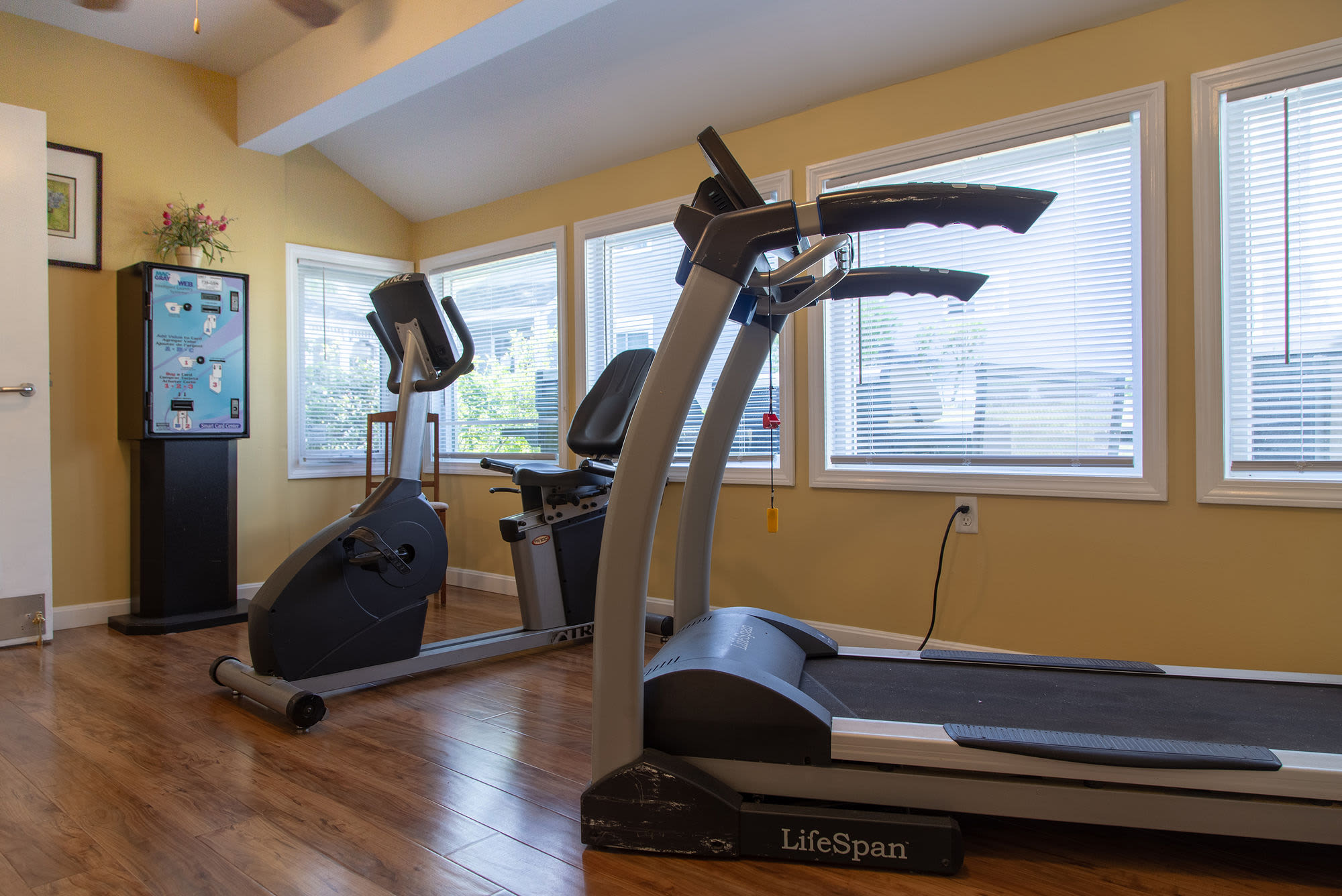 High-impact fitness center at Merrimack Valley Apartments in Methuen, Massachusetts