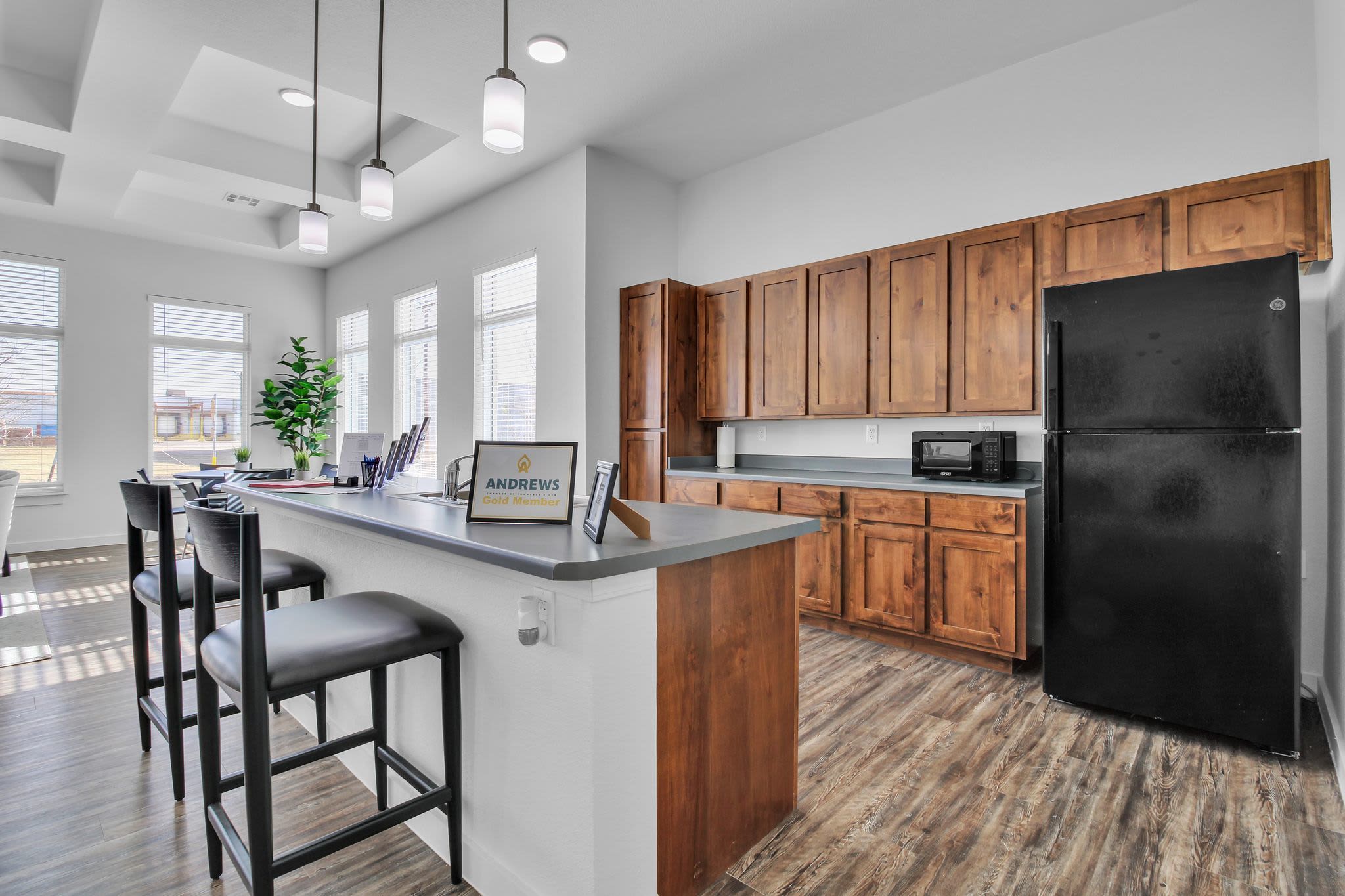 Community kitchen at Butler Park in Andrews, Texas