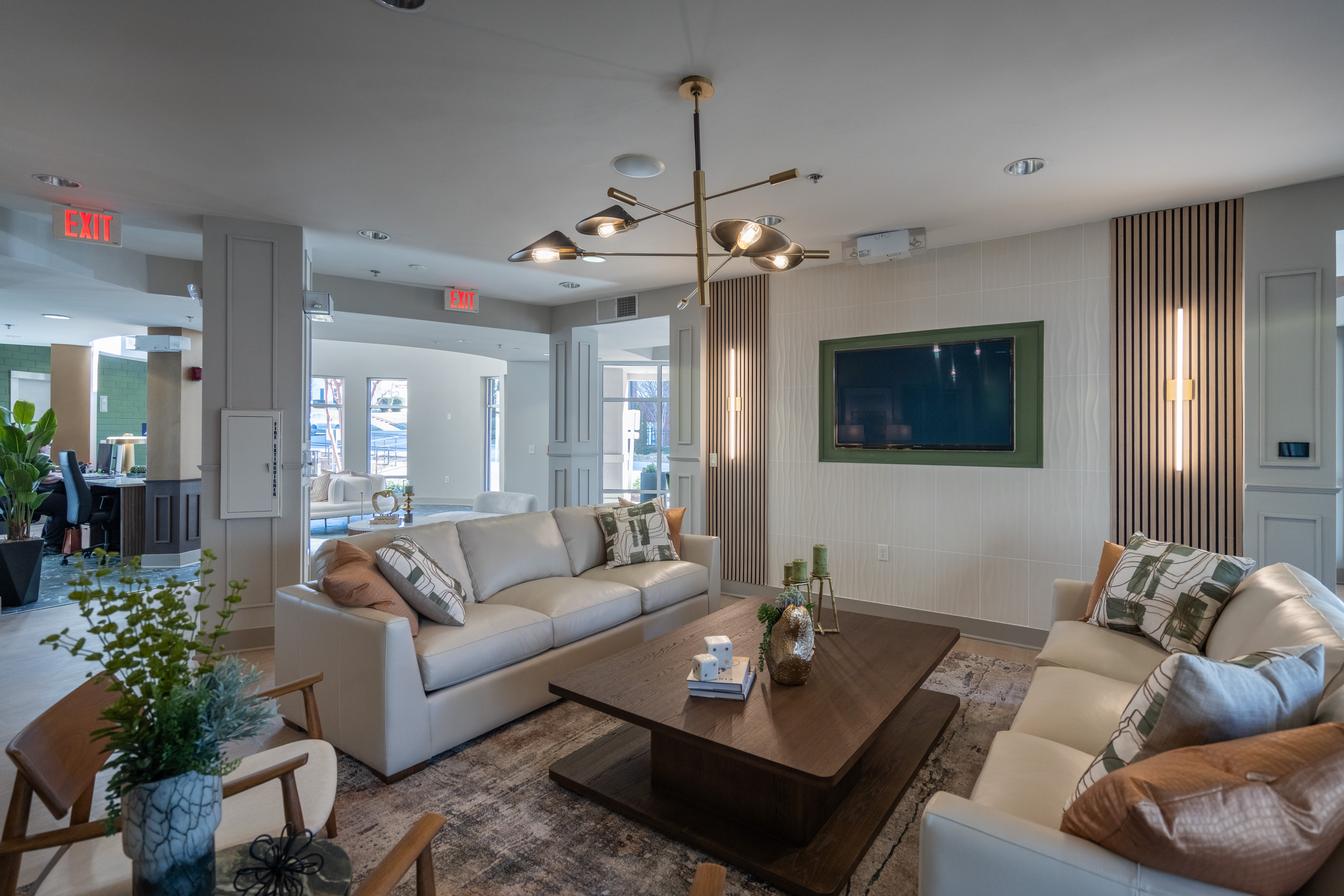 Common area at The James in Richmond, Virginia