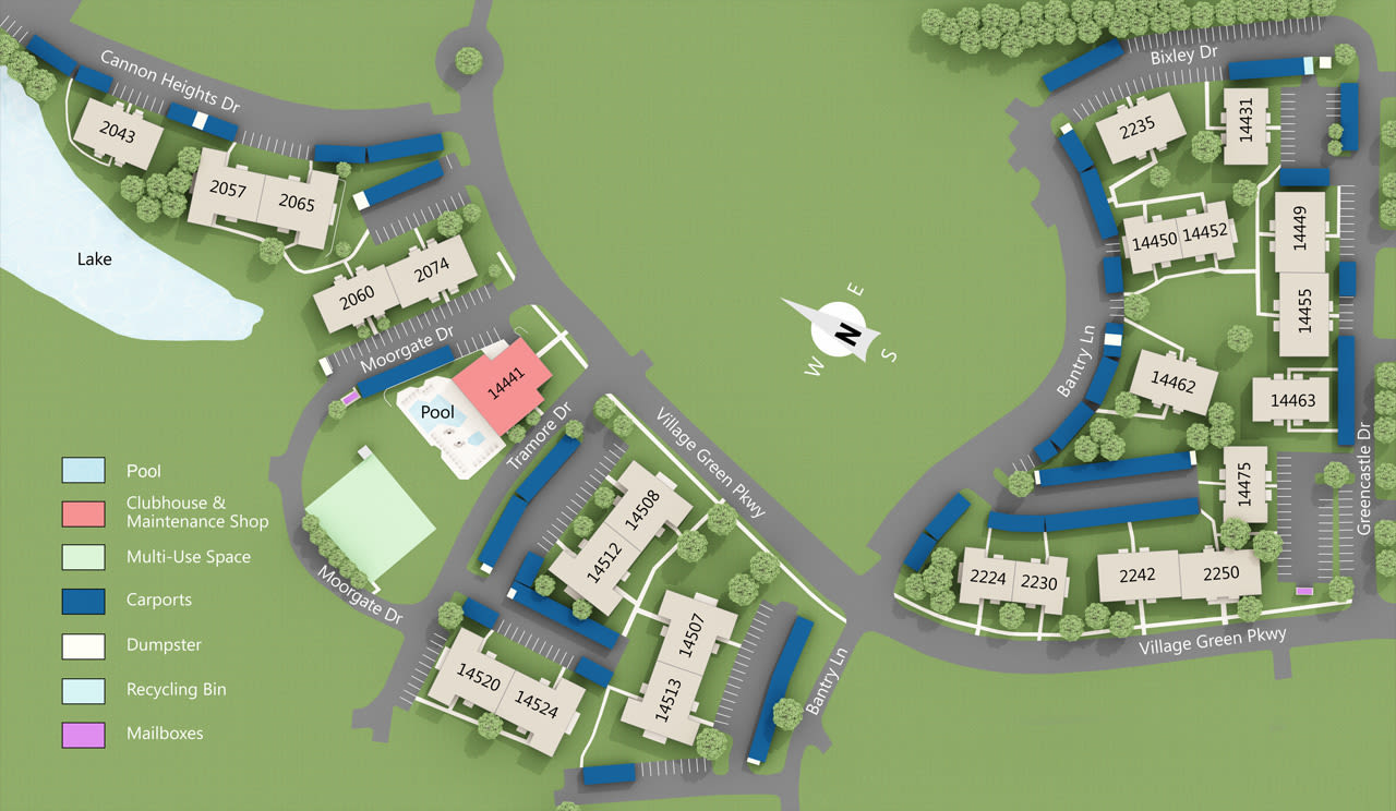 Village Green Apartments Sitemap