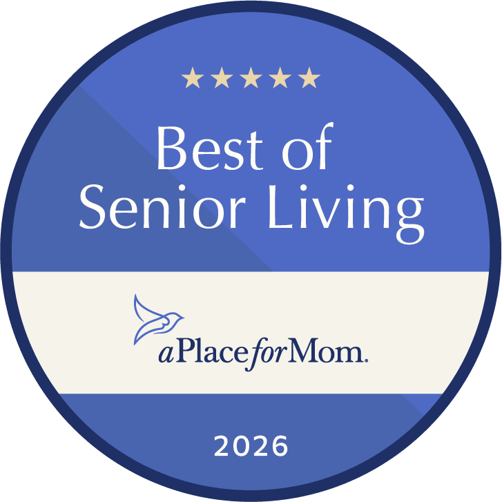 A Place for Mom Best of Senior Living award for Grand Villa of Clearwater in Clearwater, Florida